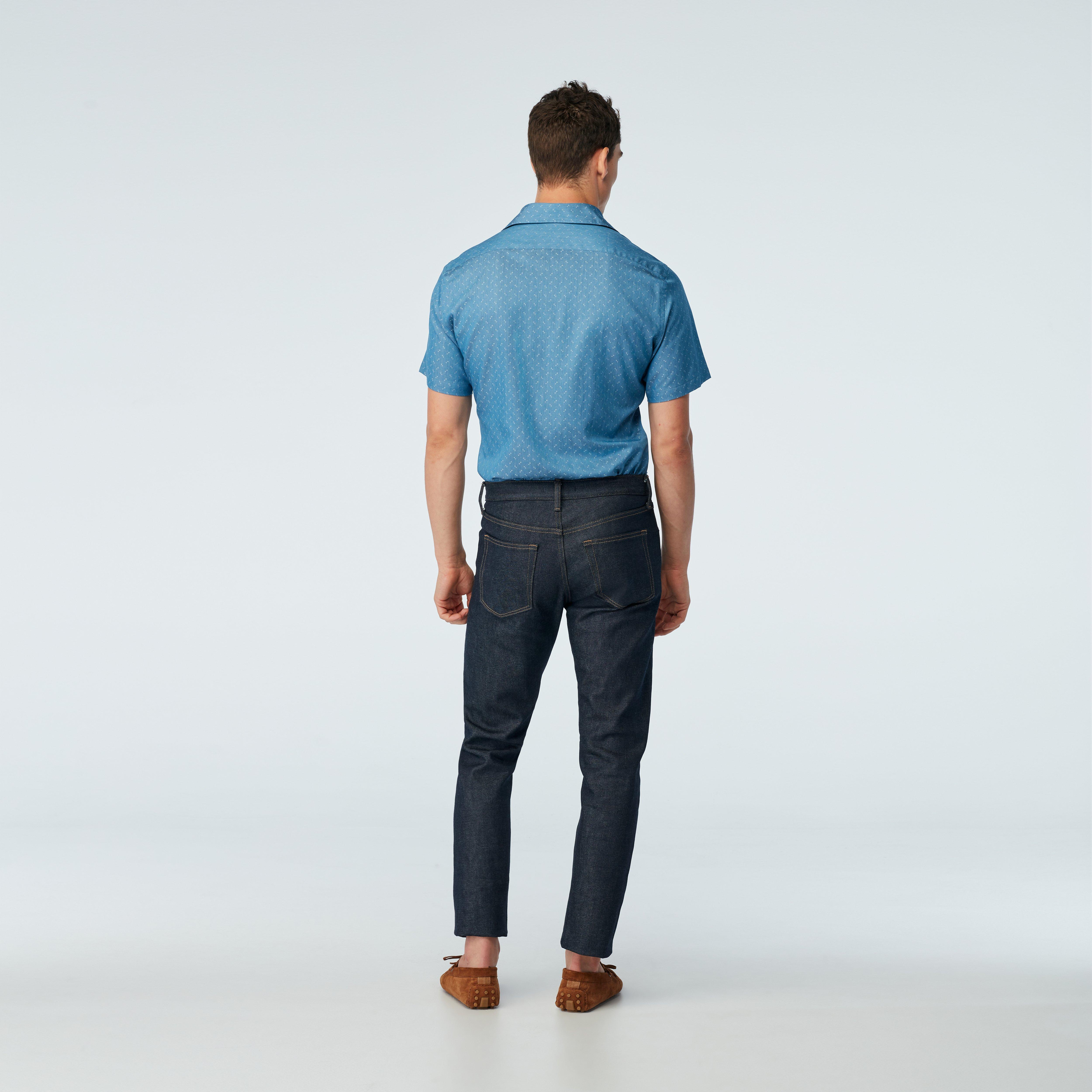Product thumbnail 2 Blue shirt - Pattern Design from Indochino Collection
