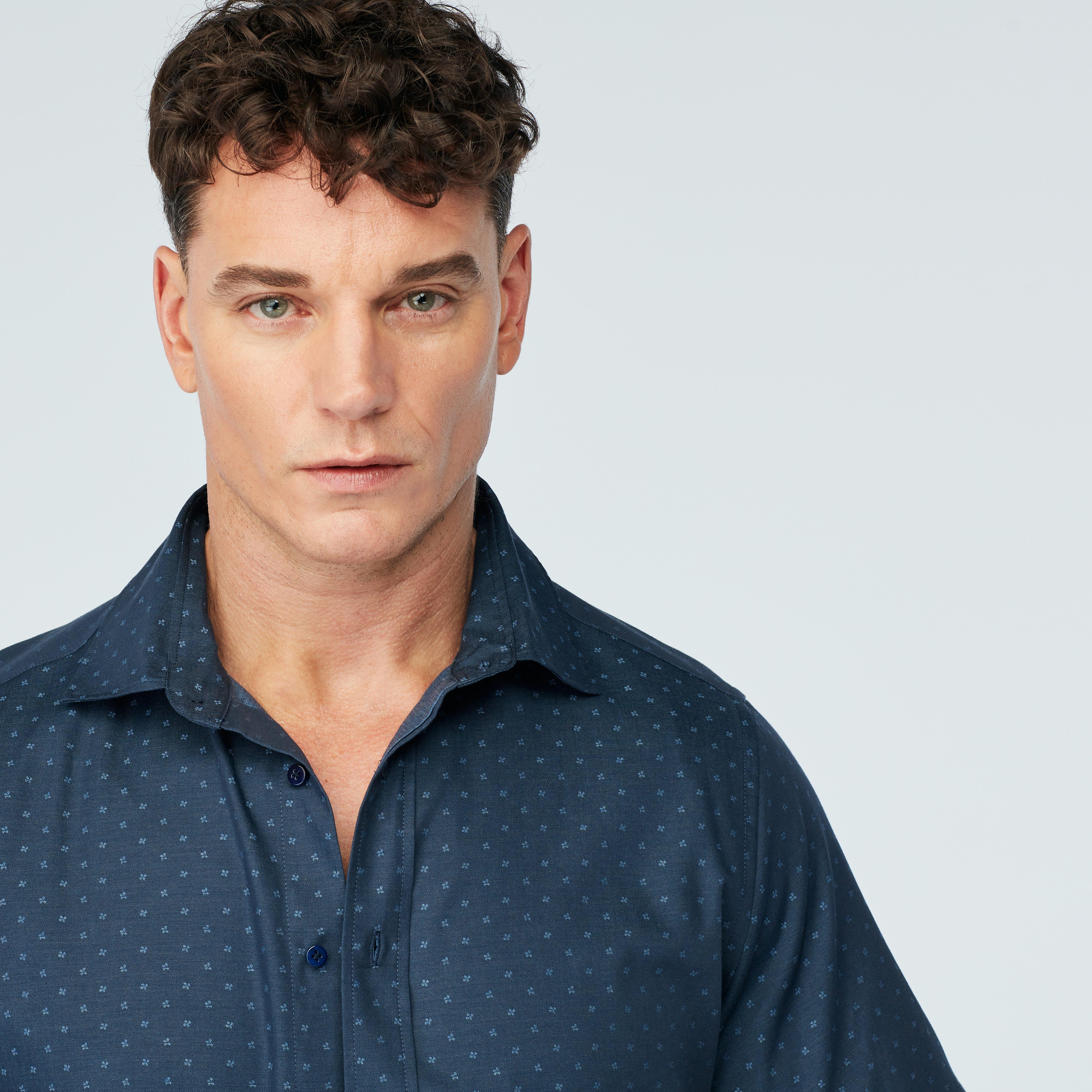 Product thumbnail 3 Navy shirt - Pattern Design from Indochino Collection