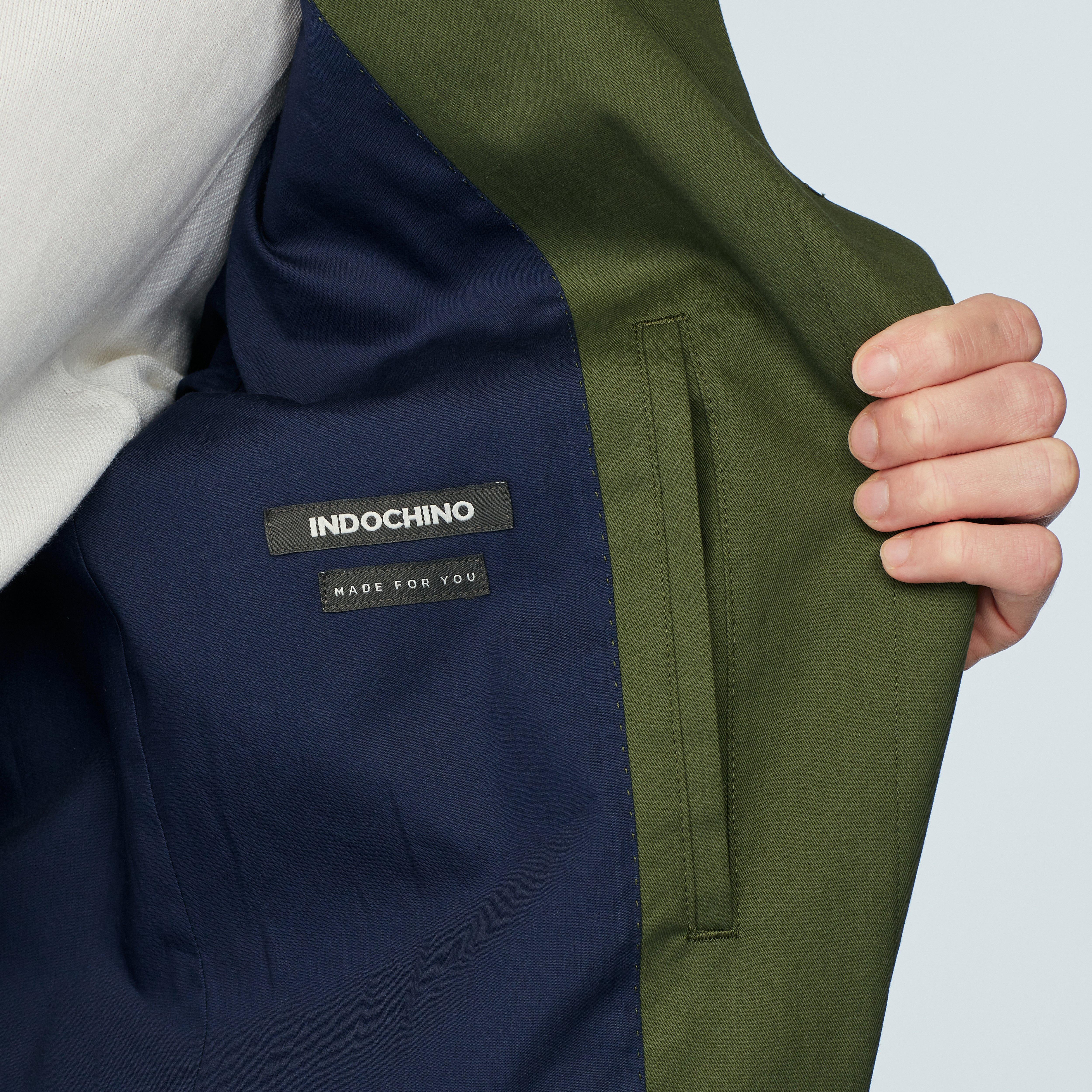 Product thumbnail 3 Olive trenchcoat - Highcliffe Solid Design from Seasonal Indochino Collection