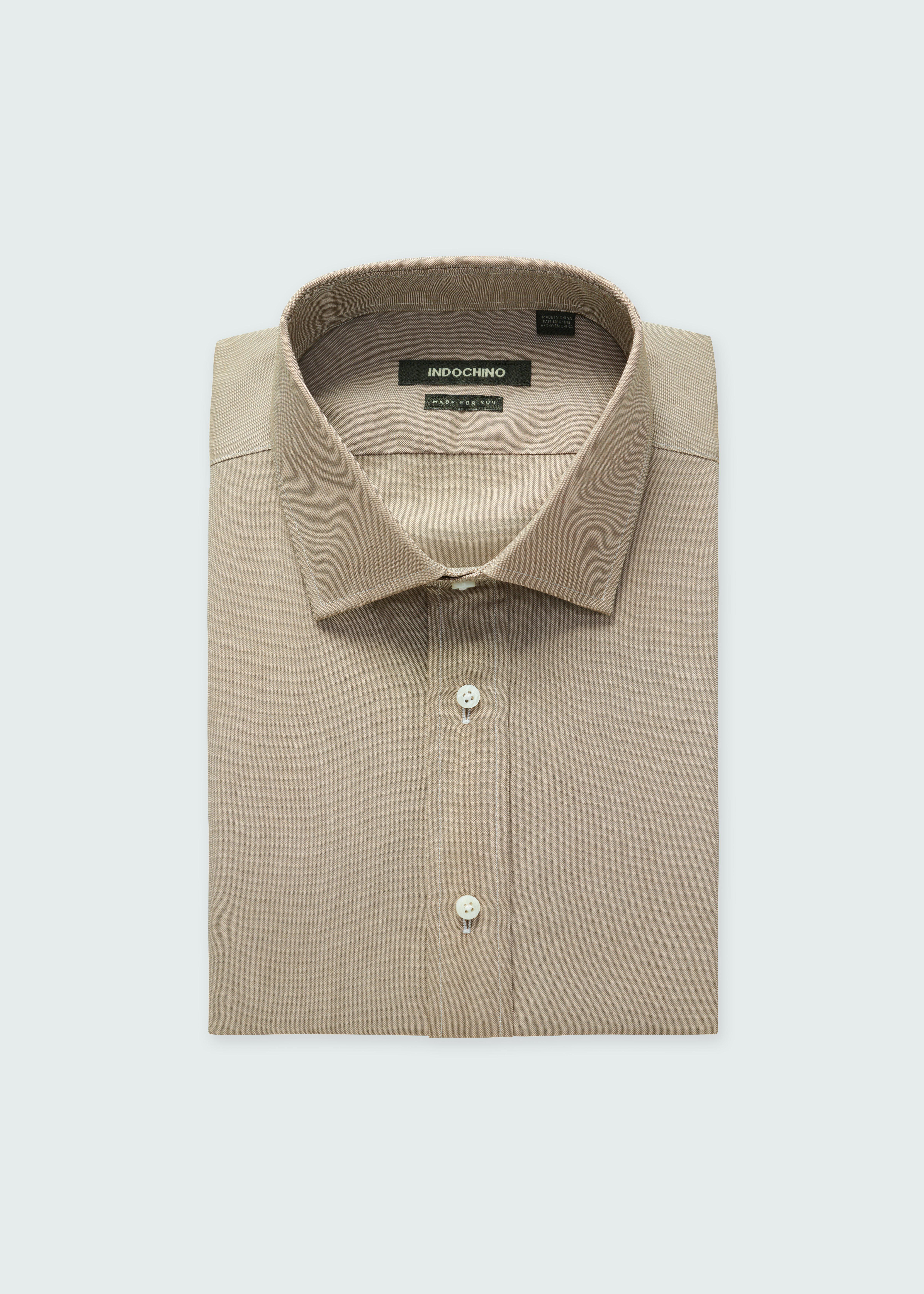 Sand shirt - Hailey Solid Design from Premium Indochino Collection