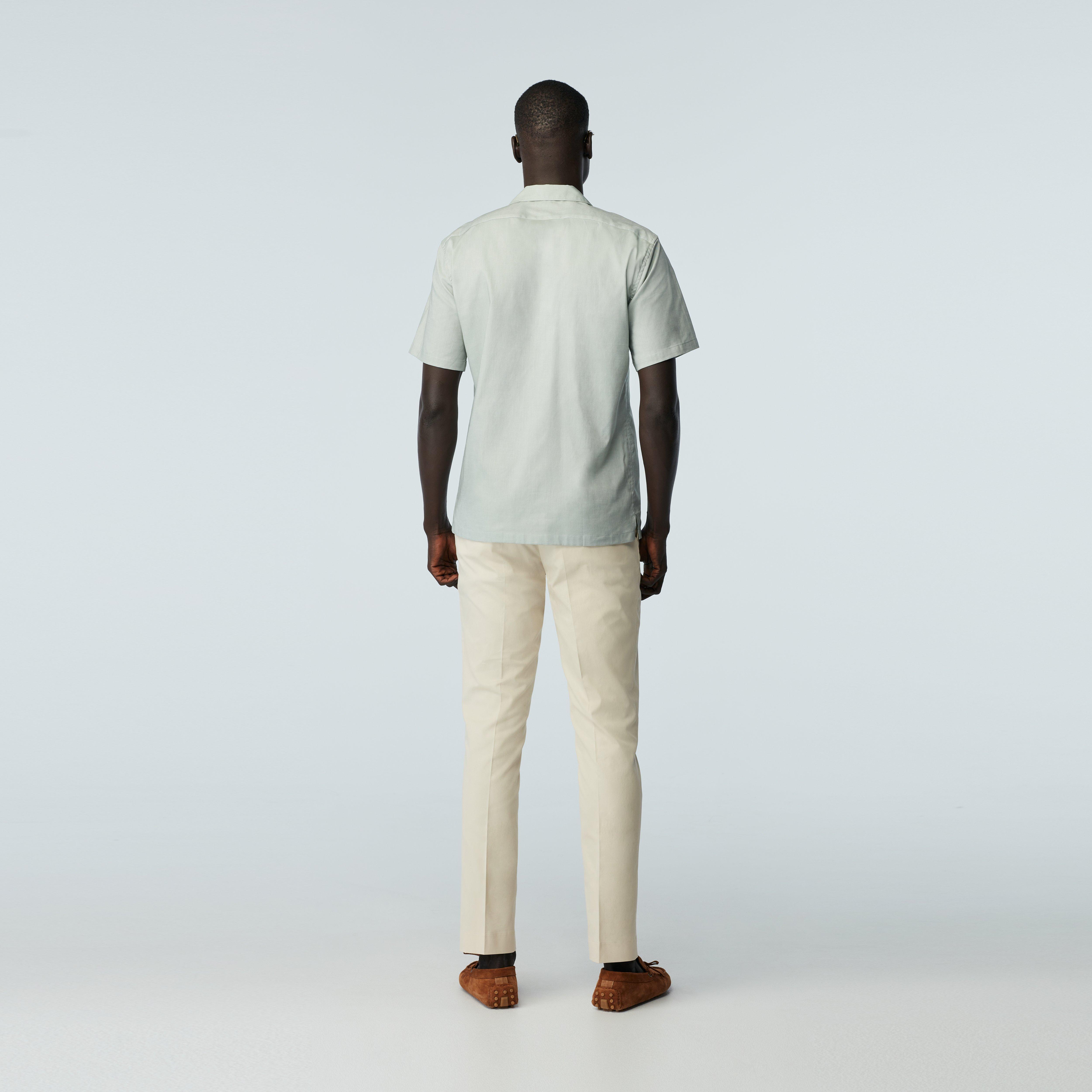 Product thumbnail 2 Green campshirt - Hailey Solid Design from Indochino Collection