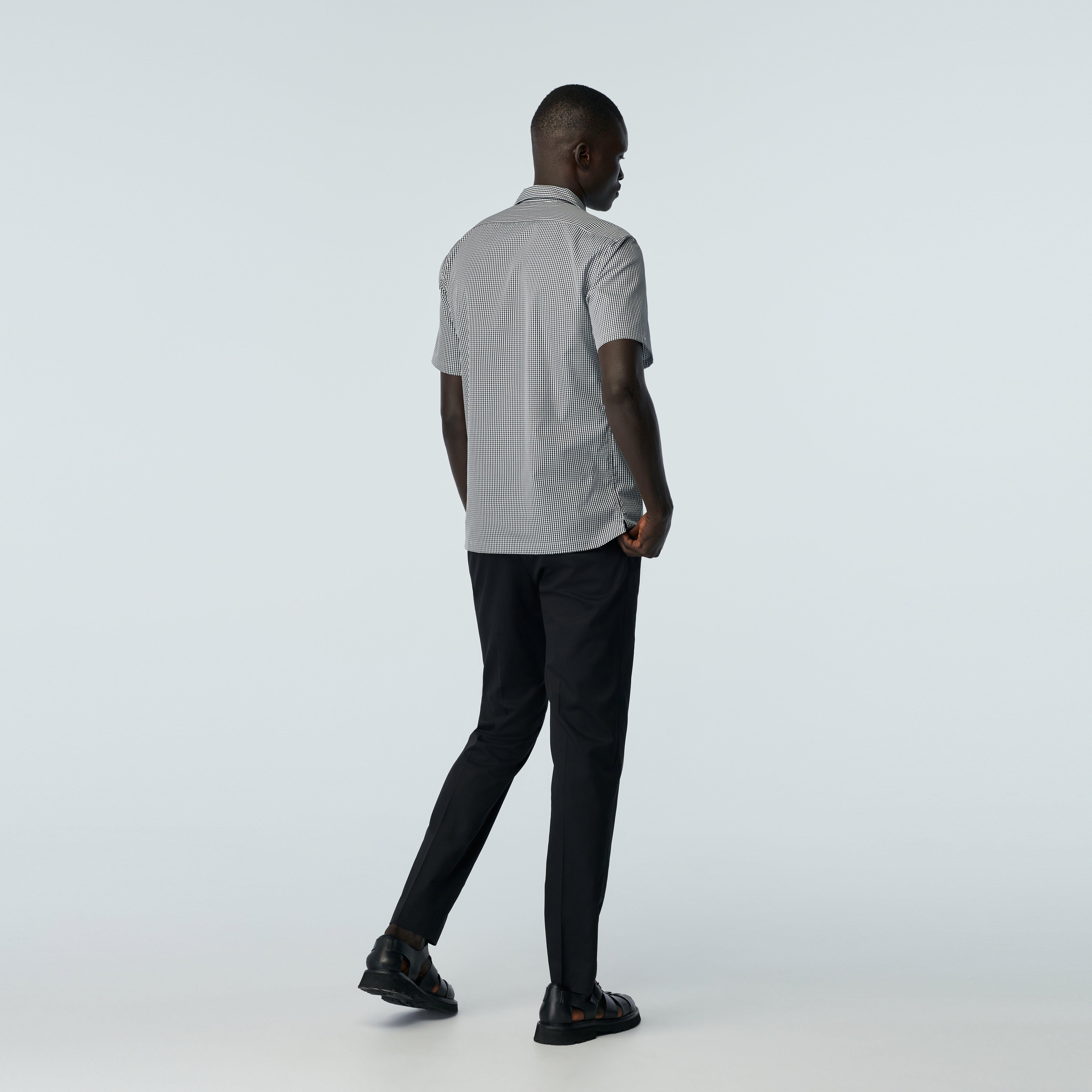 Product thumbnail 2 Black campshirt - Hyde Checked Design from Indochino Collection