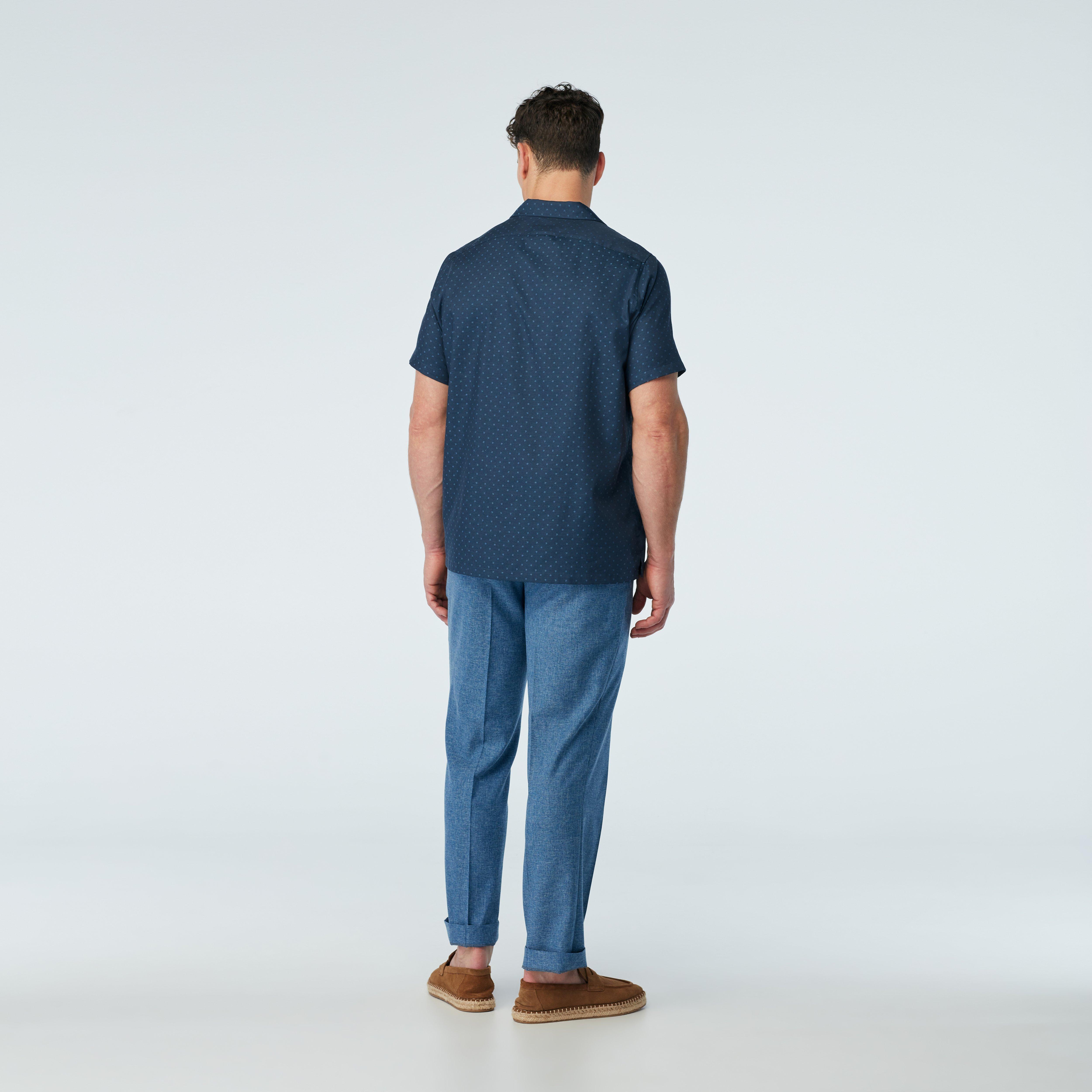 Product thumbnail 2 Navy campshirt - Pattern Design from Indochino Collection