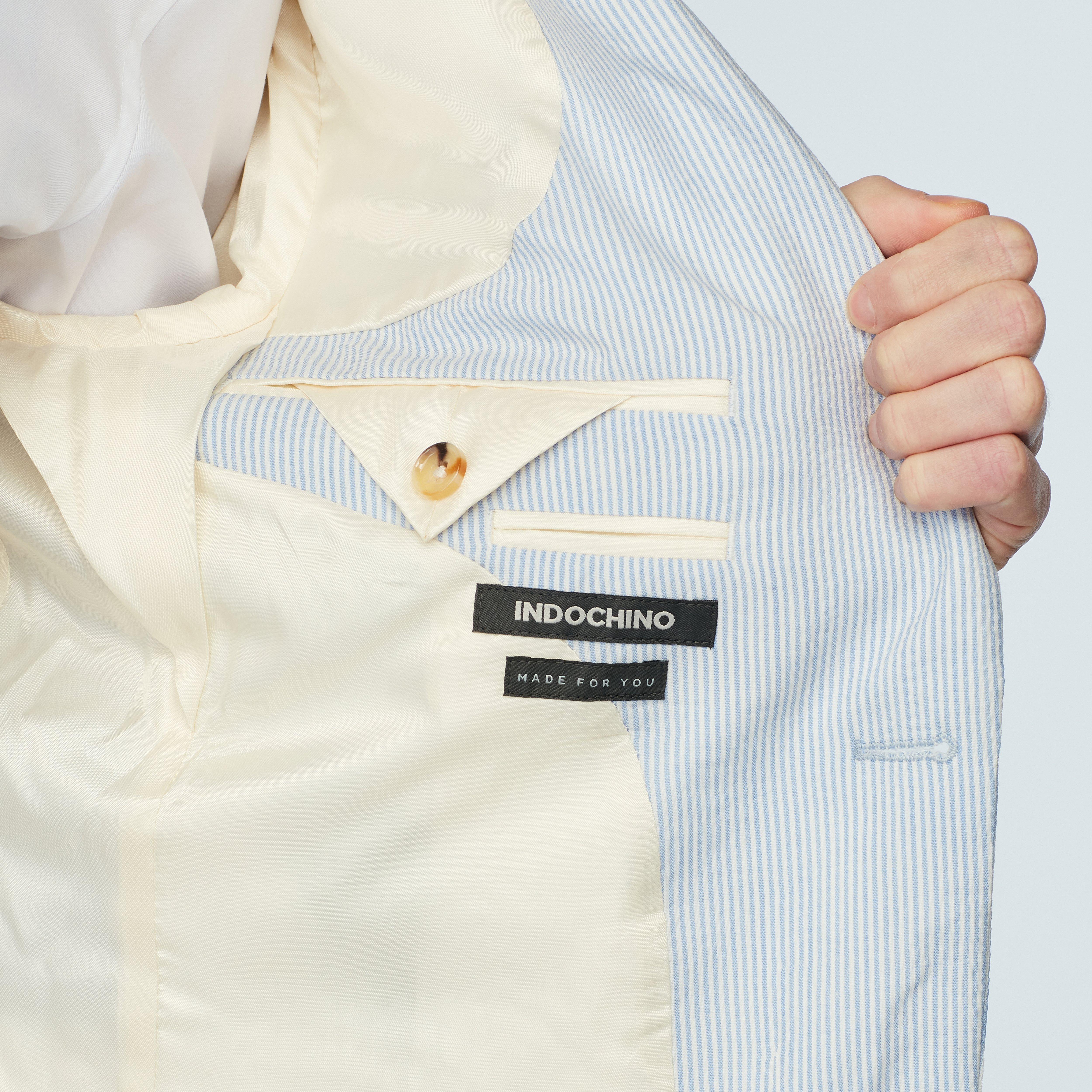 Product thumbnail 3 Blue blazer - Striped Design from Spring / Summer Indochino Collection
