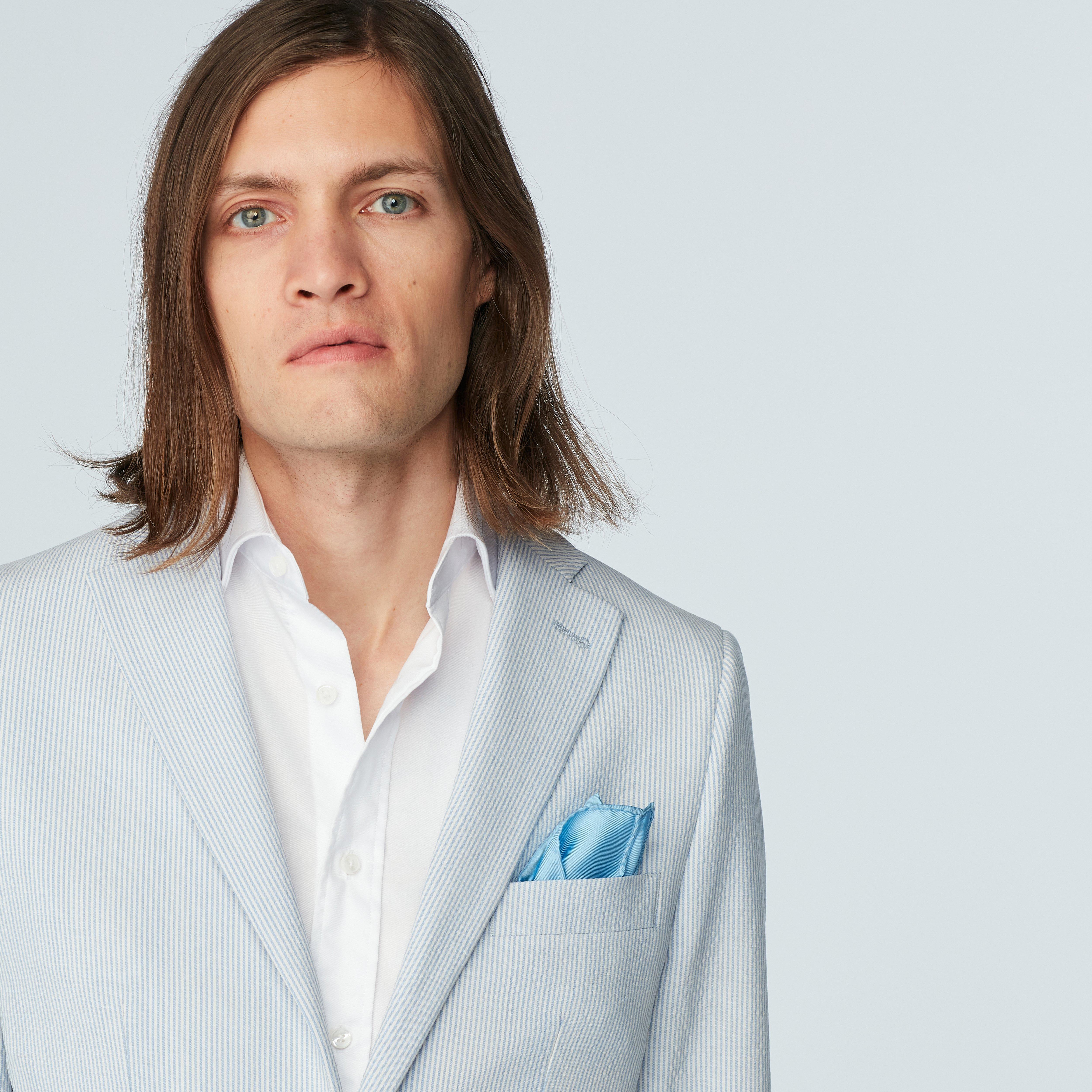 Product thumbnail 4 Blue blazer - Striped Design from Spring / Summer Indochino Collection