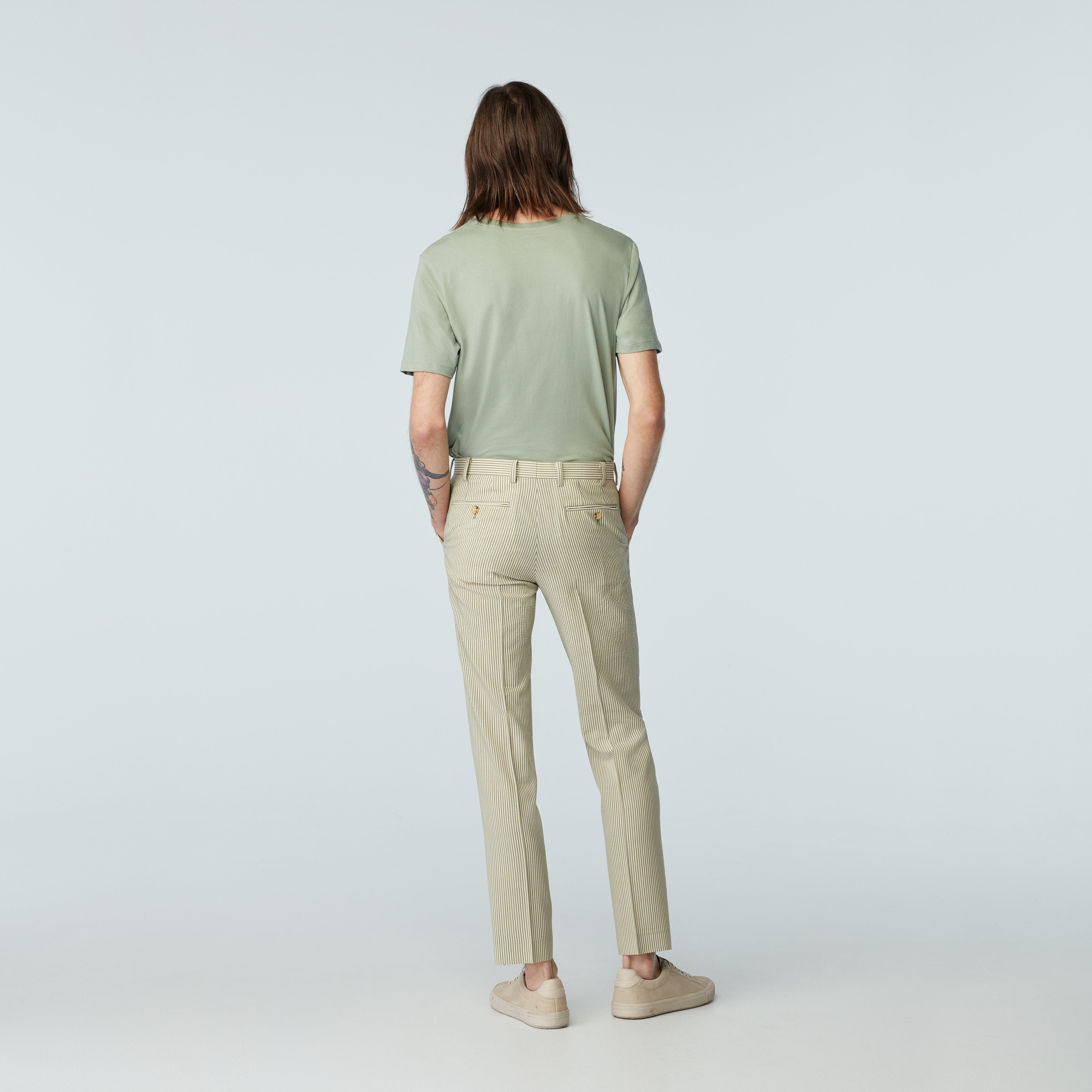 Product thumbnail 4 Olive suit - Striped Design from Spring / Summer Indochino Collection
