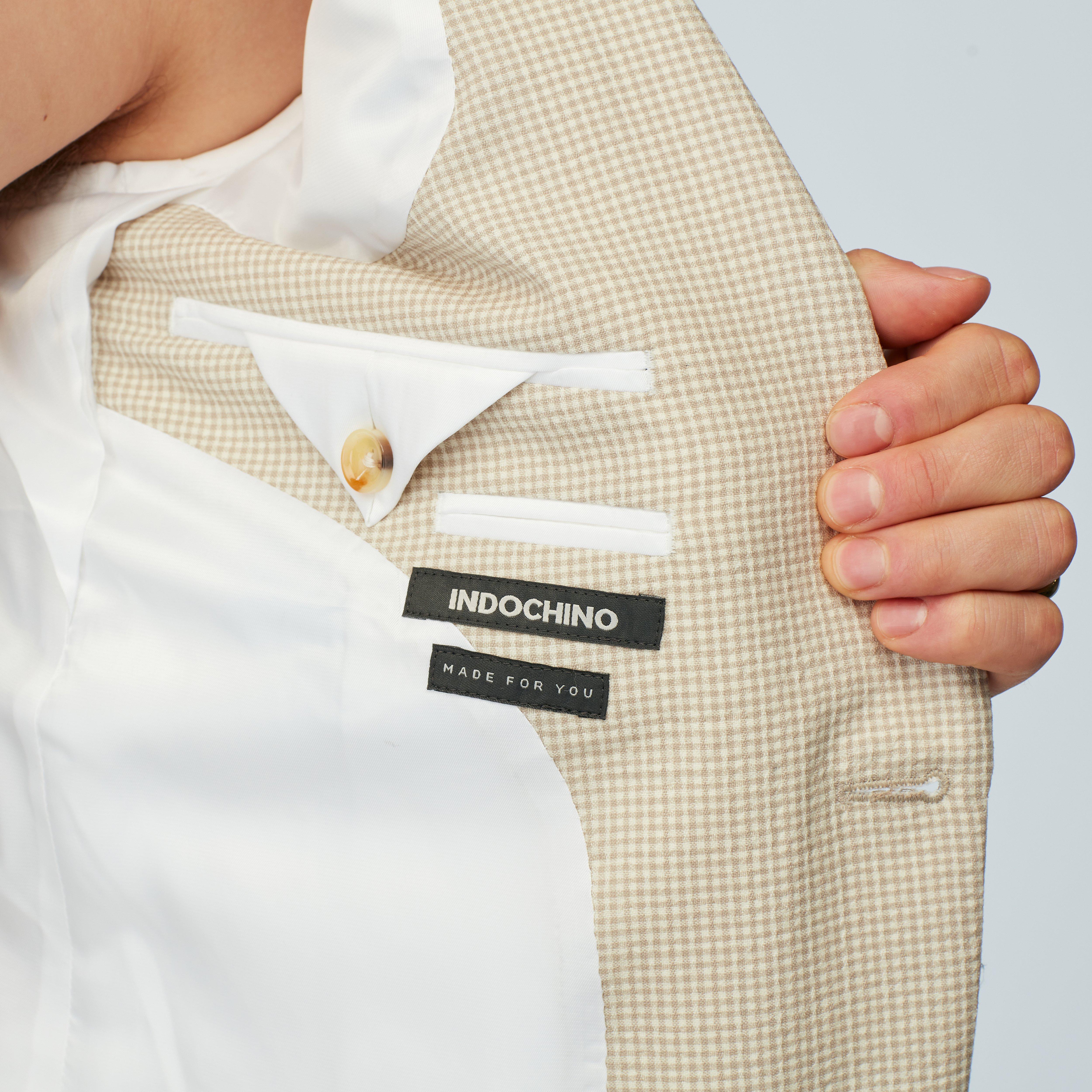 Product thumbnail 5 Cream suit - Loddon Checked Design from Spring / Summer Indochino Collection