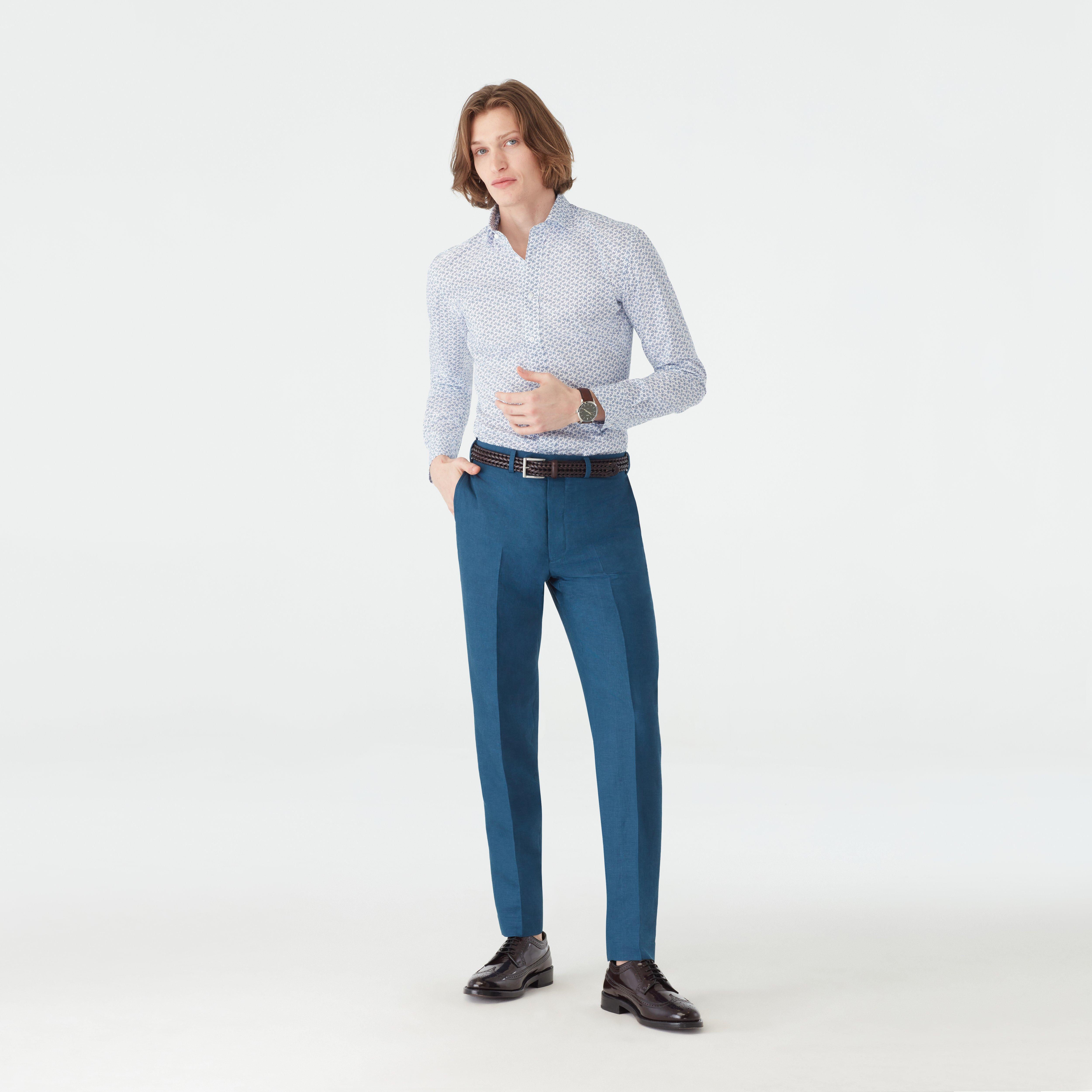 Navy pants - Solid Design from Seasonal Indochino Collection
