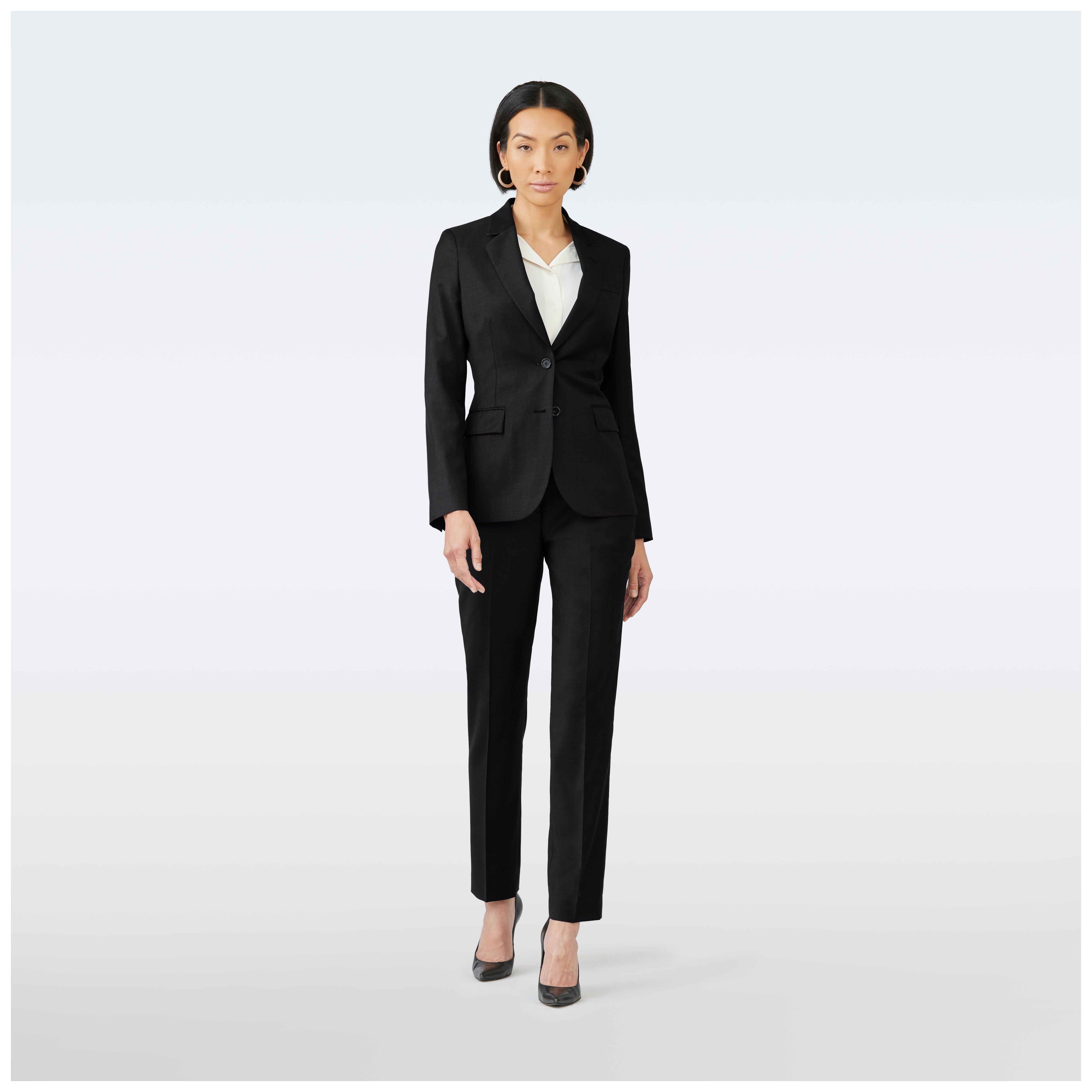 Indochino Women's Custom Harrogate Black Suit