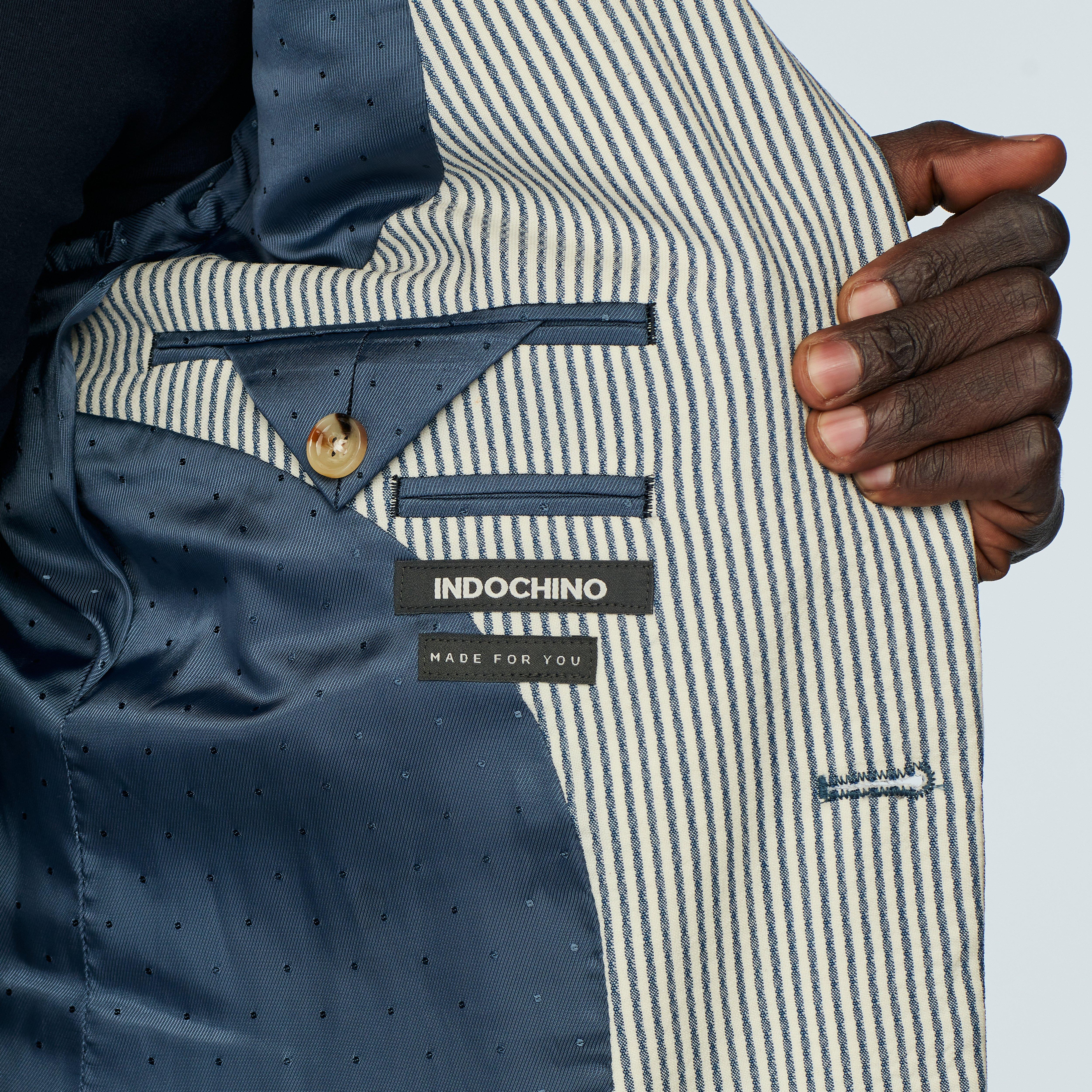 Product thumbnail 6 Blue suit - Striped Design from Spring / Summer Indochino Collection
