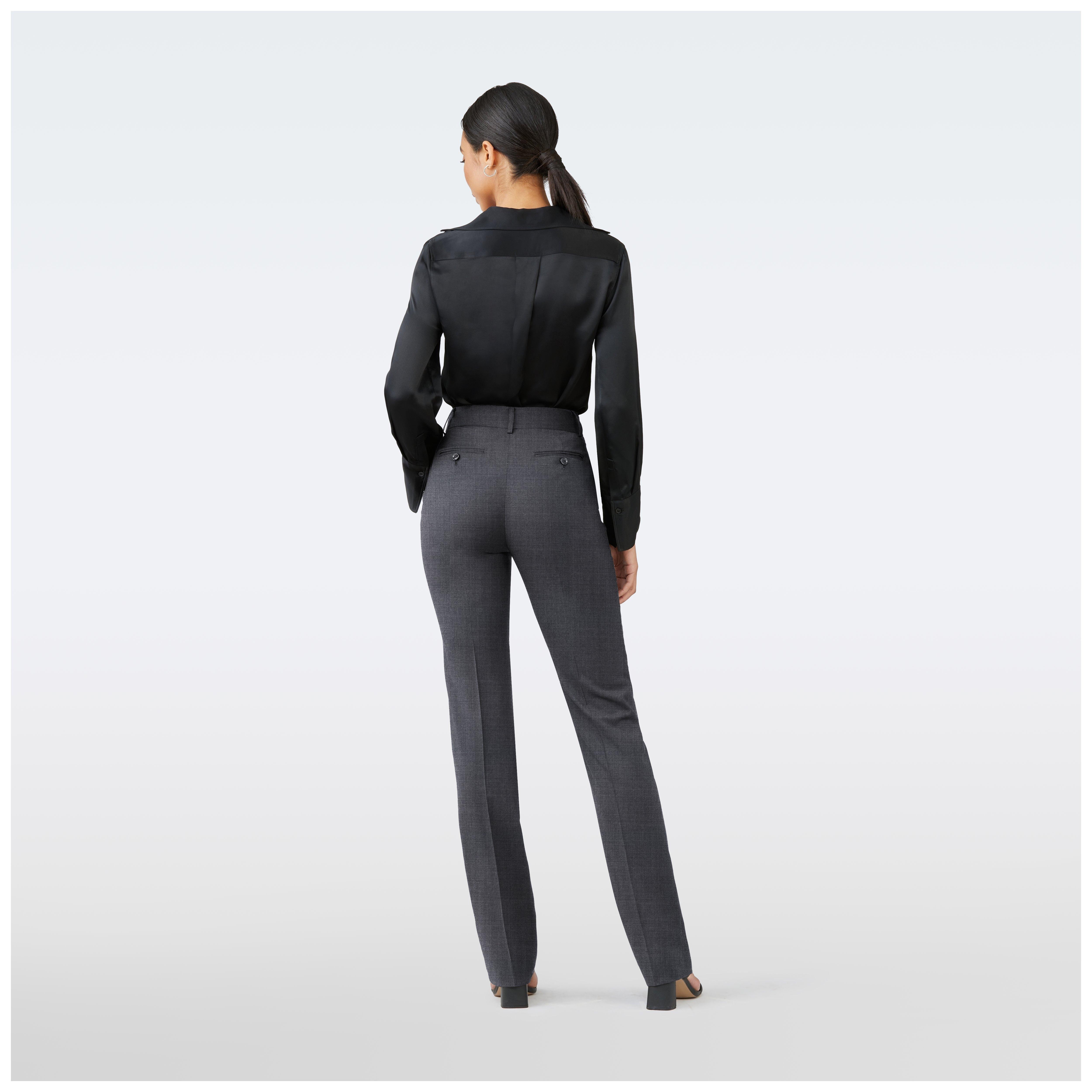 Product thumbnail 2 Gray pants women - Hemsworth Solid Design from Premium Indochino Collection