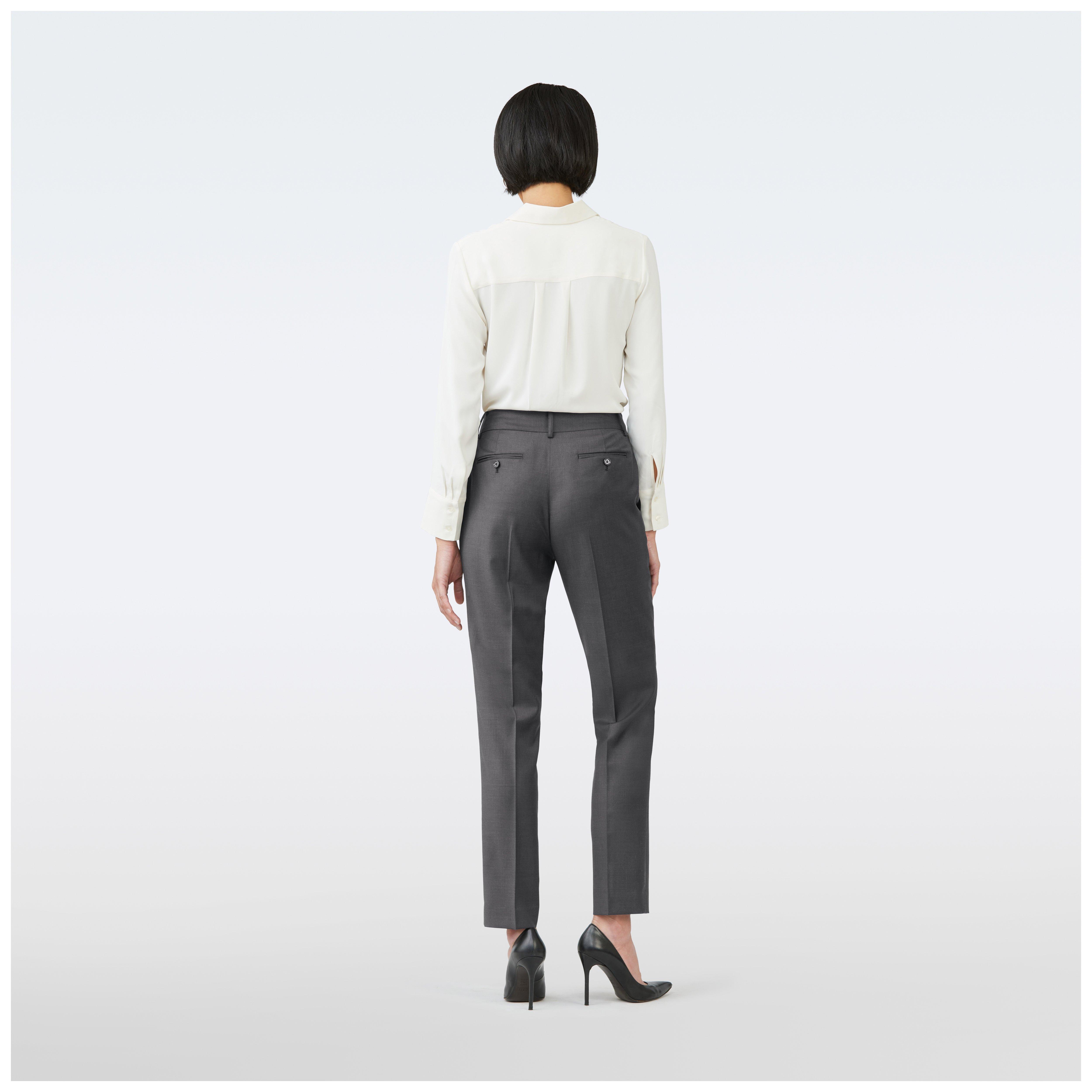 Product thumbnail 2 Gray pants women - Solid Design from Luxury Indochino Collection