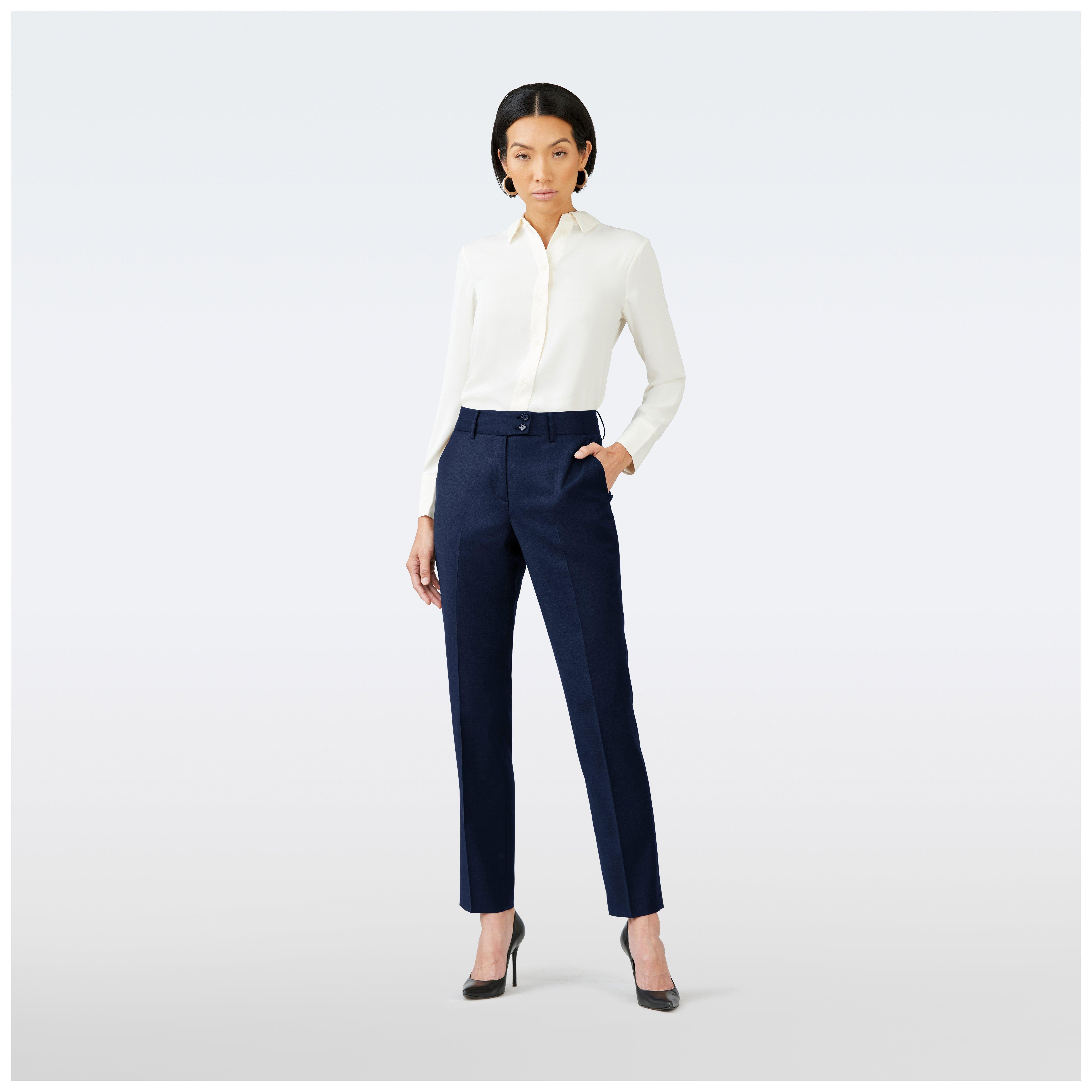 Product thumbnail 3 Blue suit women - Solid Design from Luxury Indochino Collection