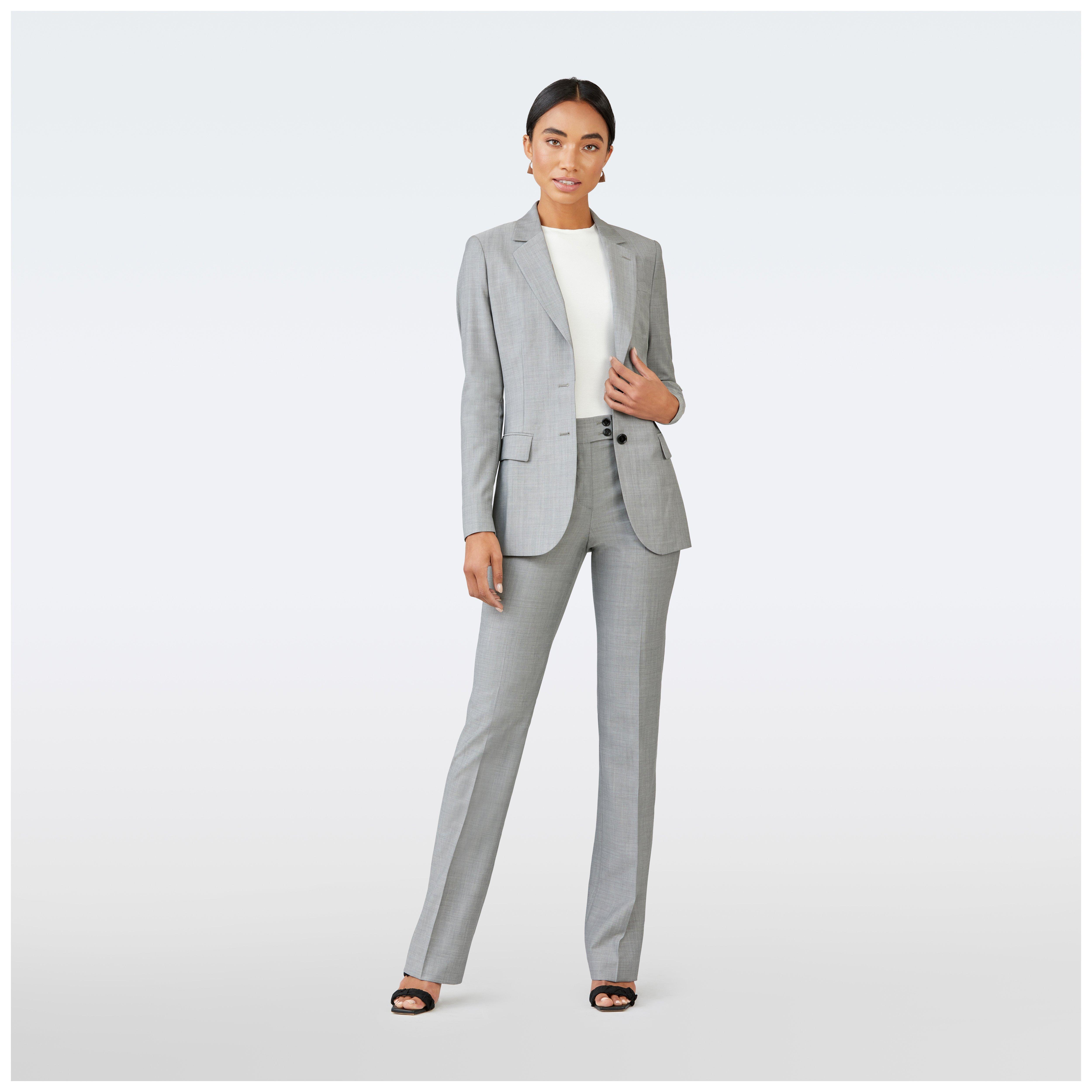 womens grey suit dress Indochino Women's Custom Hamilton Sharkskin Light Gray light grey suit combinations woman Last night was a green dress mini dress Special Events Size:3T - SNAP AT CROTCH