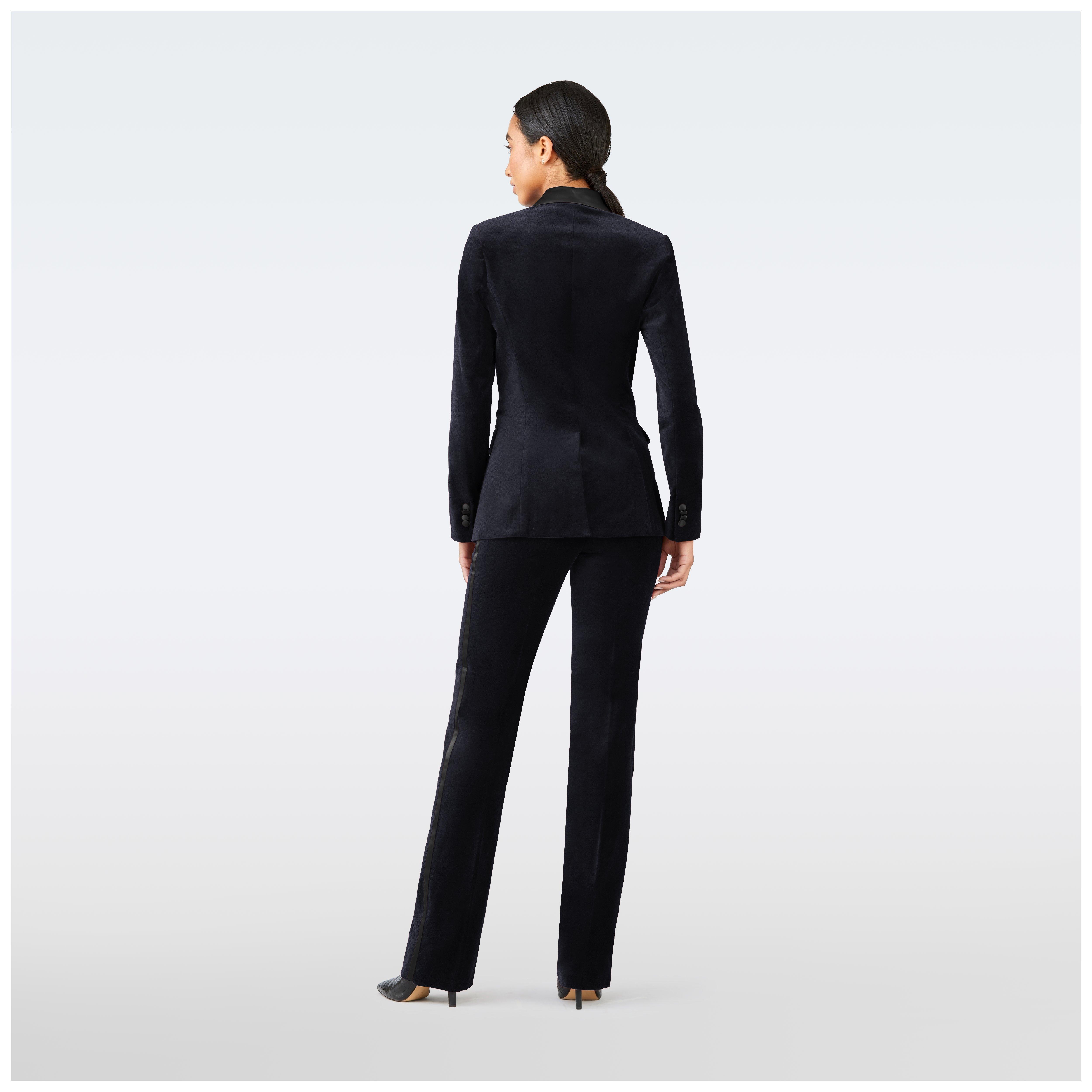 Product thumbnail 2 Black suit women - Hampton Solid Design from Tuxedo Indochino Collection