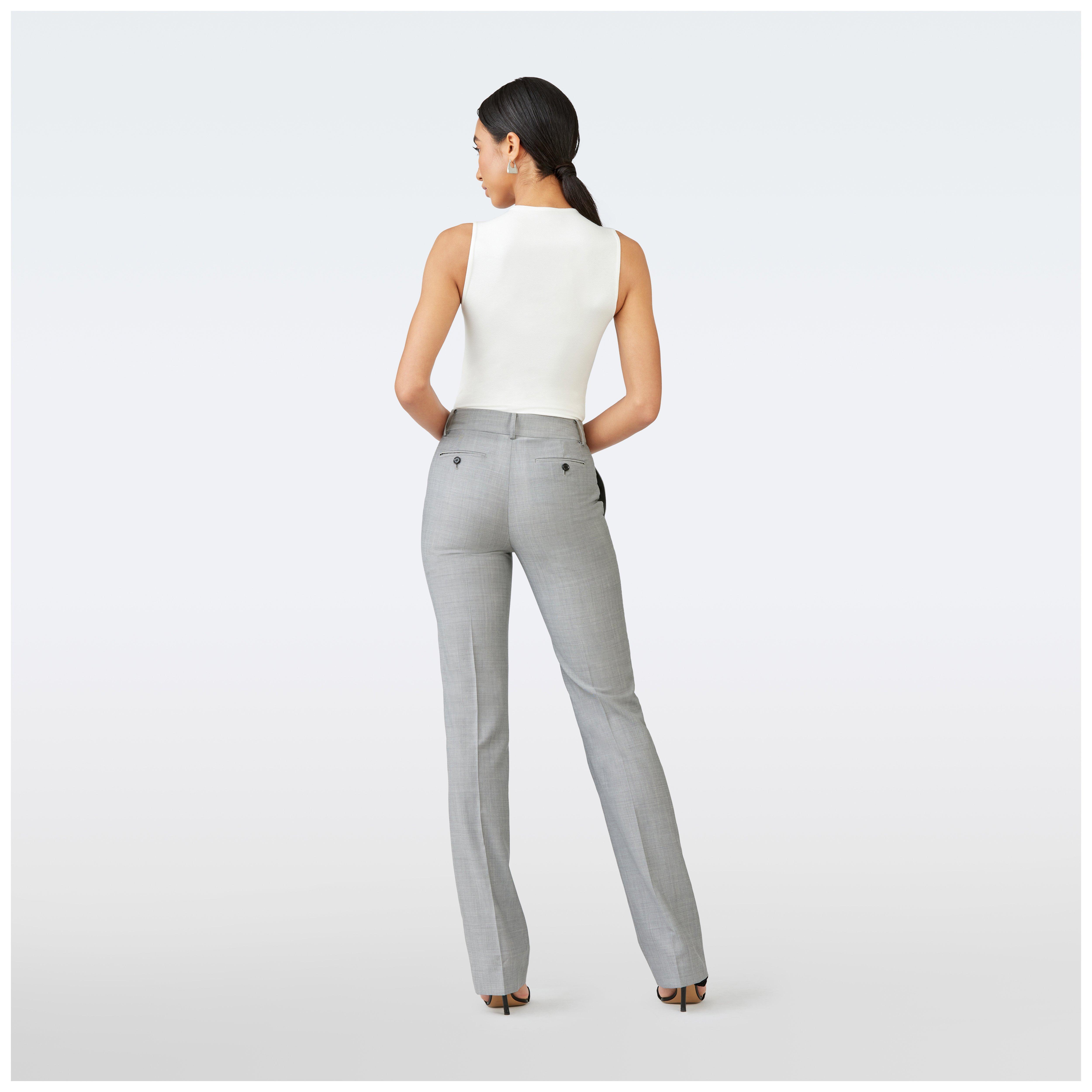 Product thumbnail 2 Gray pants women - Hamilton Solid Design from Luxury Indochino Collection