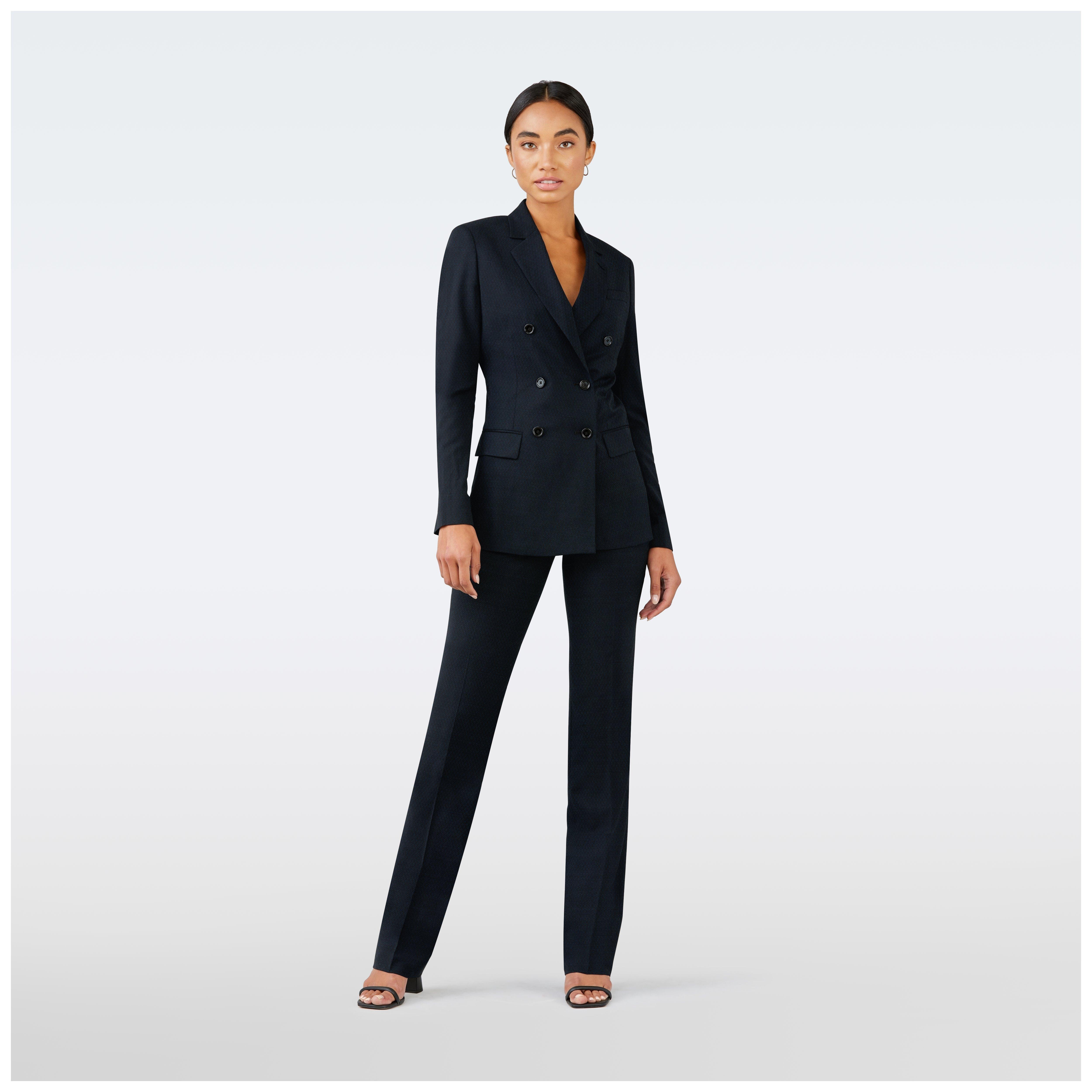 Teal suit women - Highworth Solid Design from Premium Indochino Collection