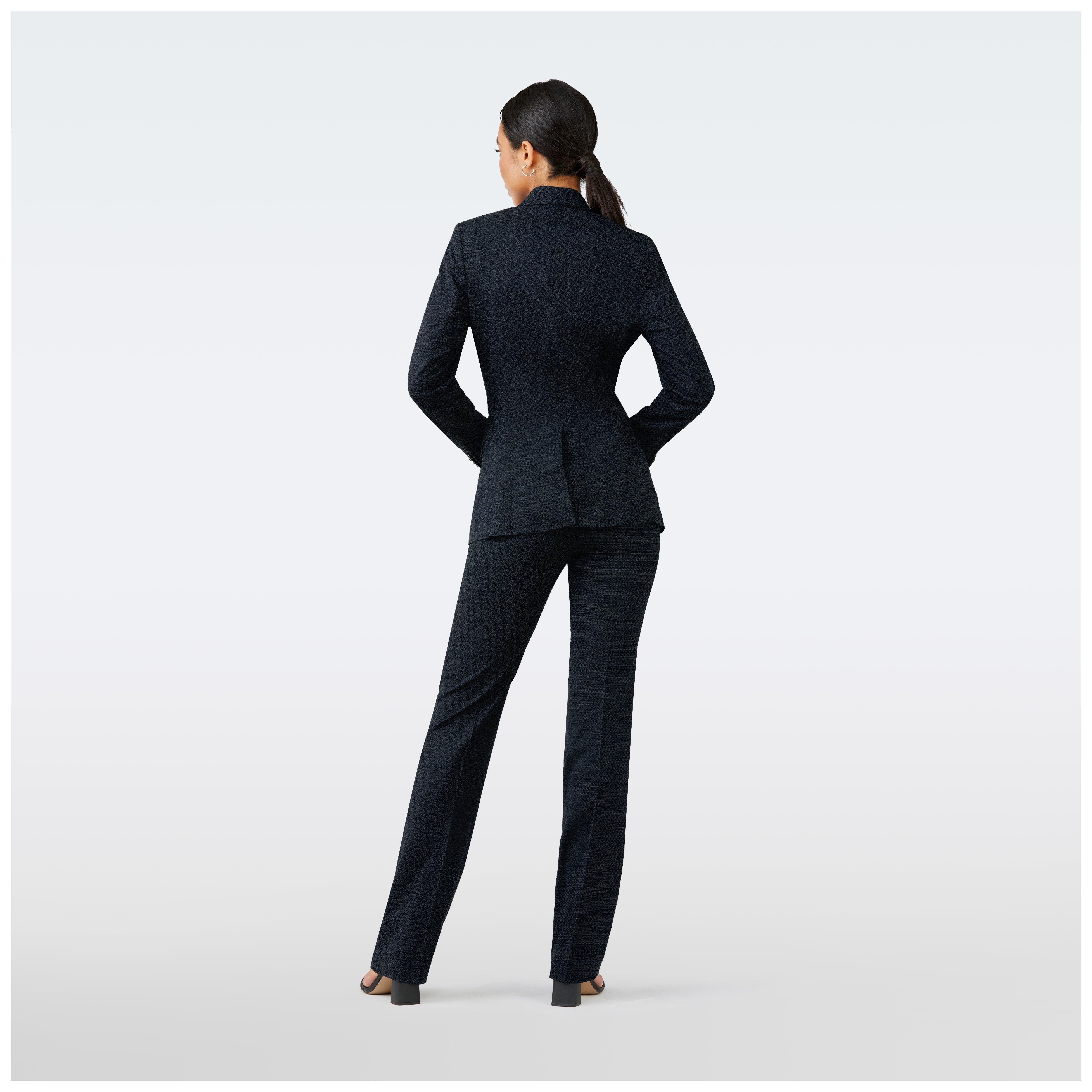 Product thumbnail 2 Teal suit women - Highworth Solid Design from Premium Indochino Collection