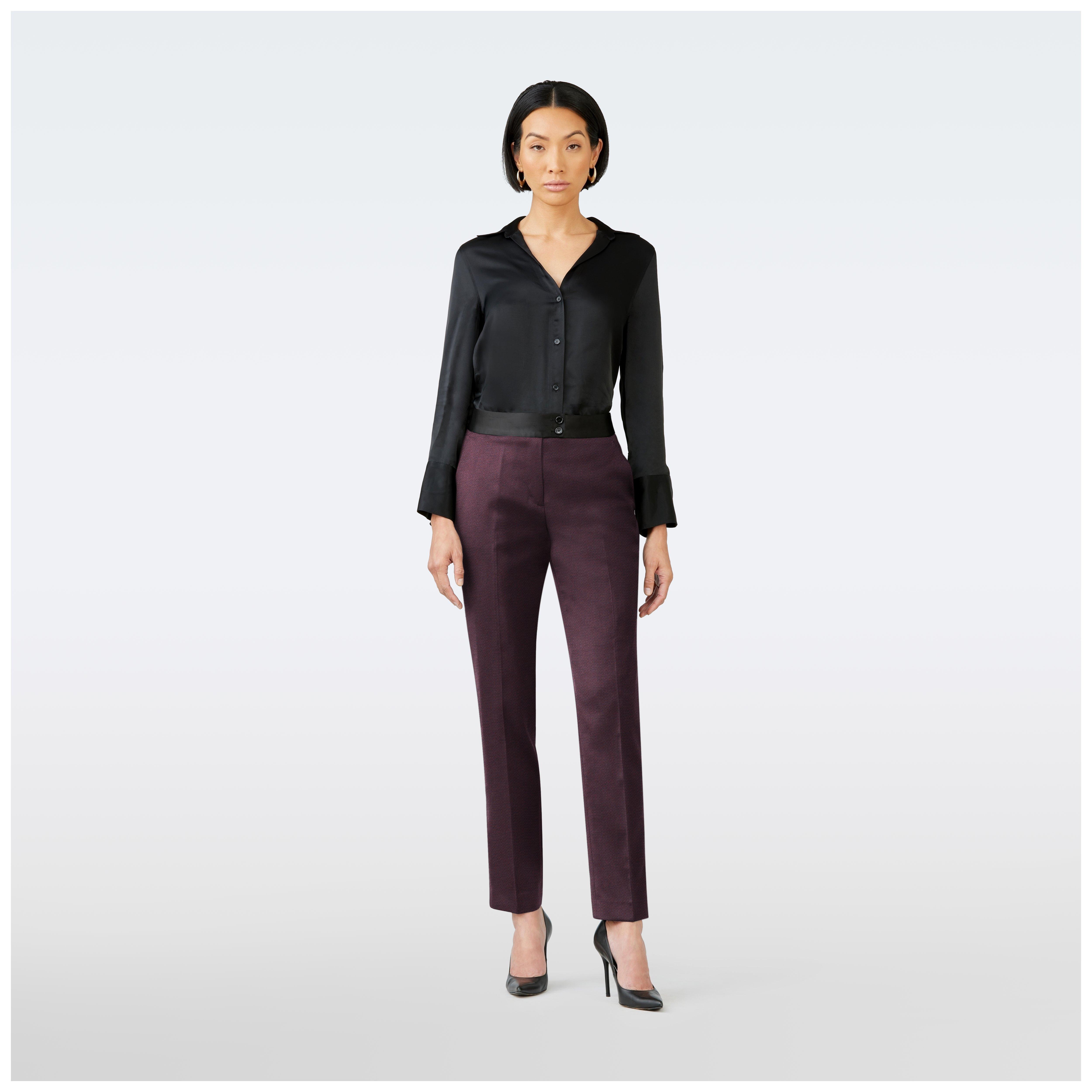 Product thumbnail 3 Burgundy suit women - Highworth Solid Design from Tuxedo Indochino Collection