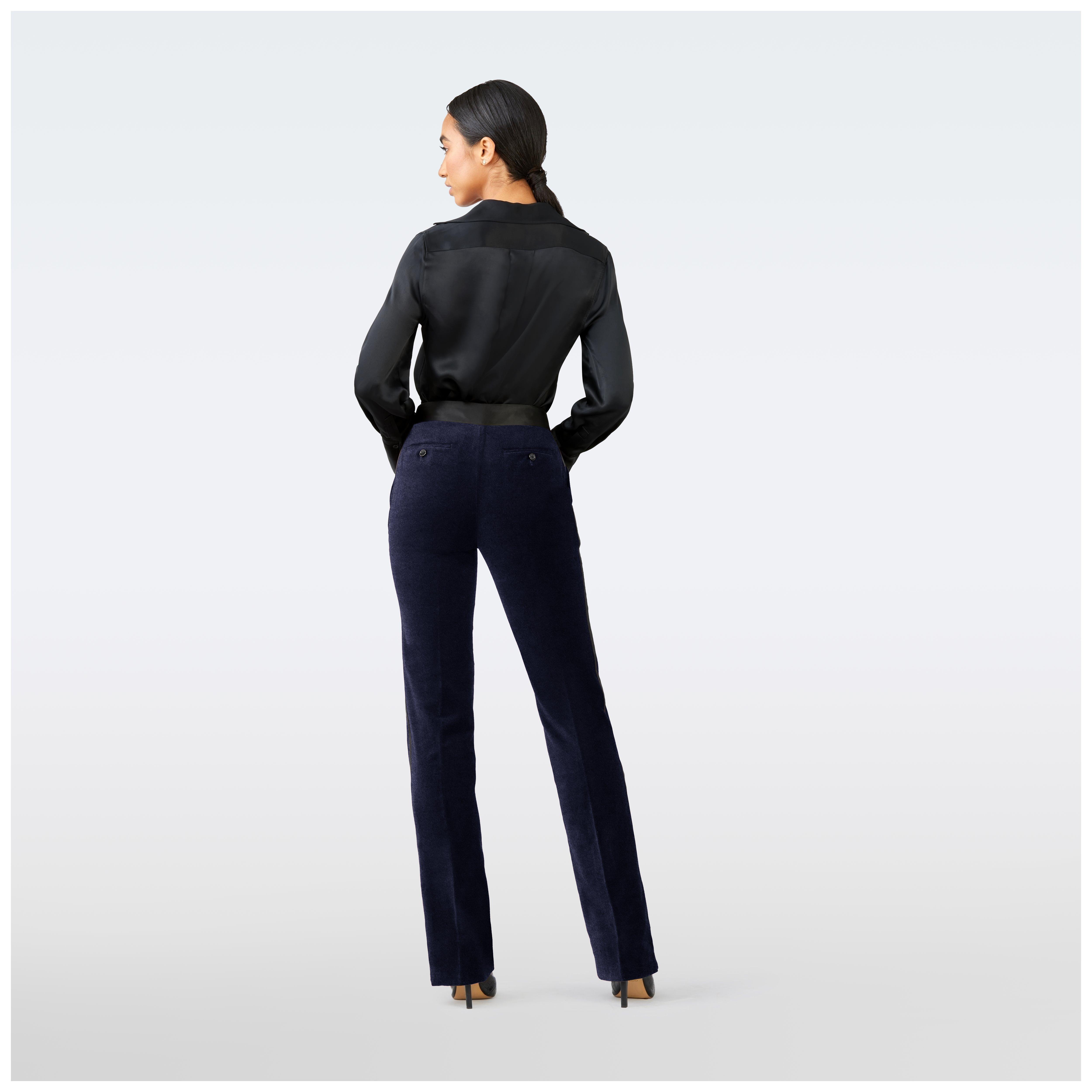 Product thumbnail 2 Navy pants women - Hardford Solid Design from Tuxedo Indochino Collection