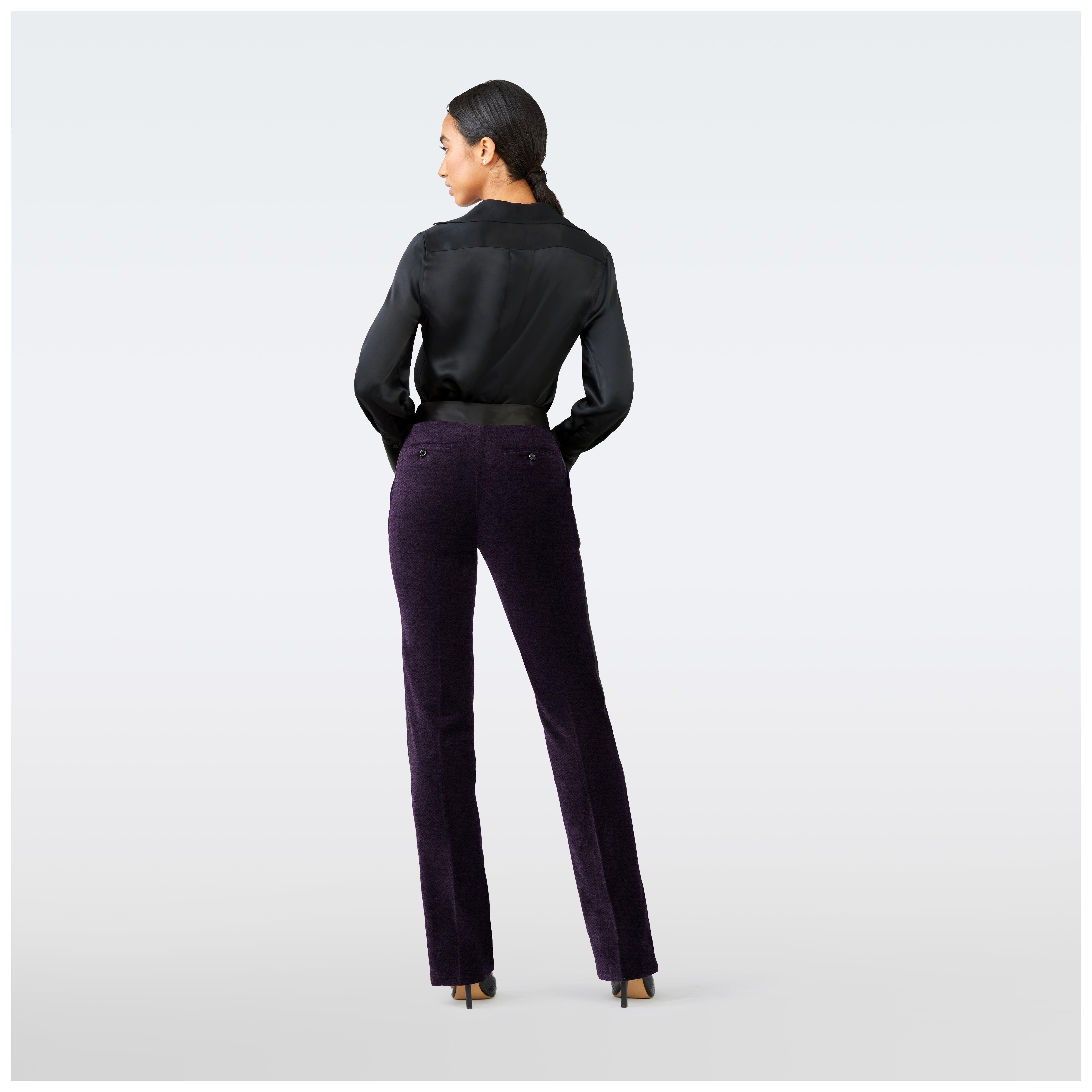 Product thumbnail 2 Purple pants women - Hardford Solid Design from Tuxedo Indochino Collection
