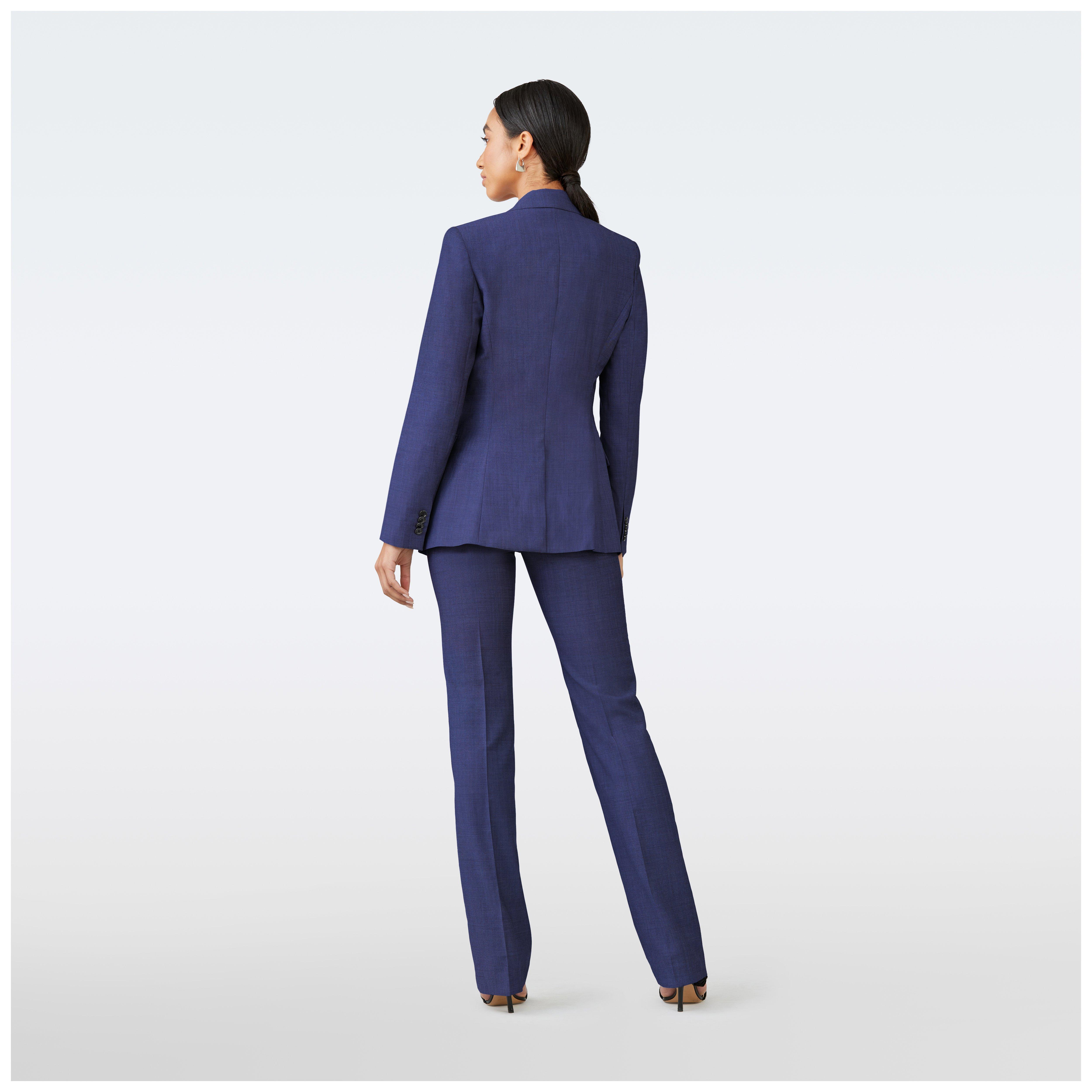 Product thumbnail 2 Blue suit women - Highbridge Solid Design from Luxury Indochino Collection