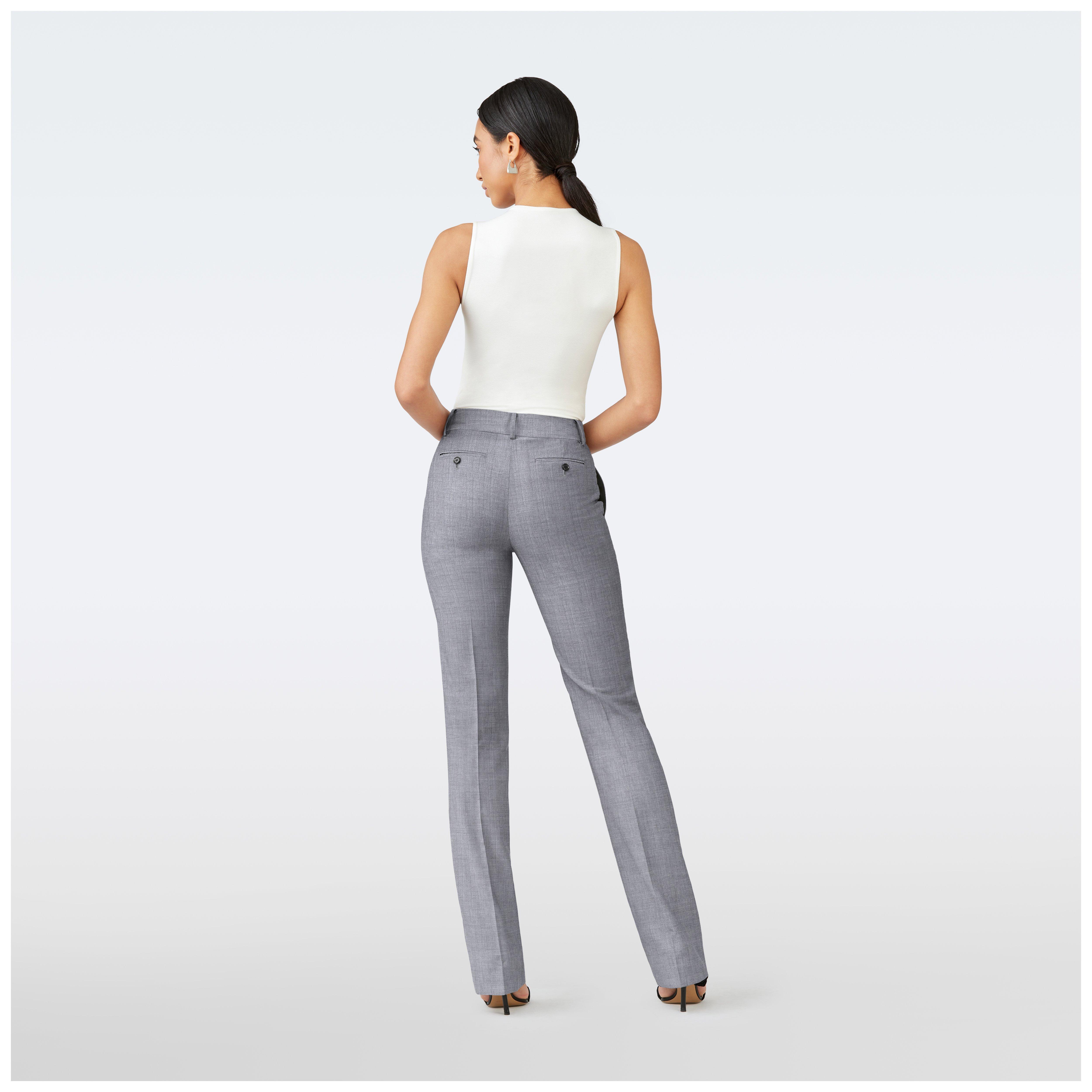 Product thumbnail 2 Gray pants women - Highbridge Solid Design from Luxury Indochino Collection