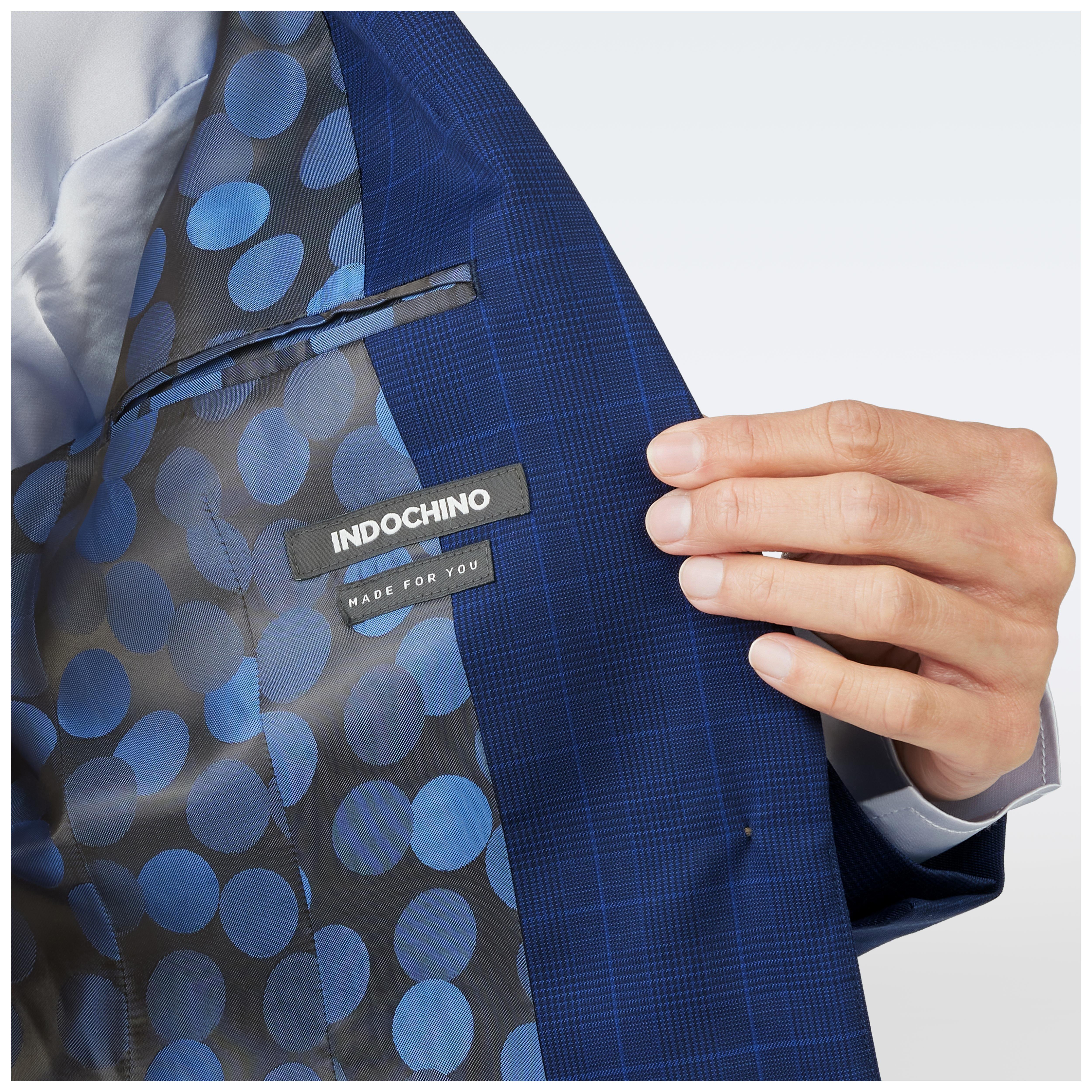 Product thumbnail 5 Blue suit women - Hemsworth Plaid Design from Premium Indochino Collection