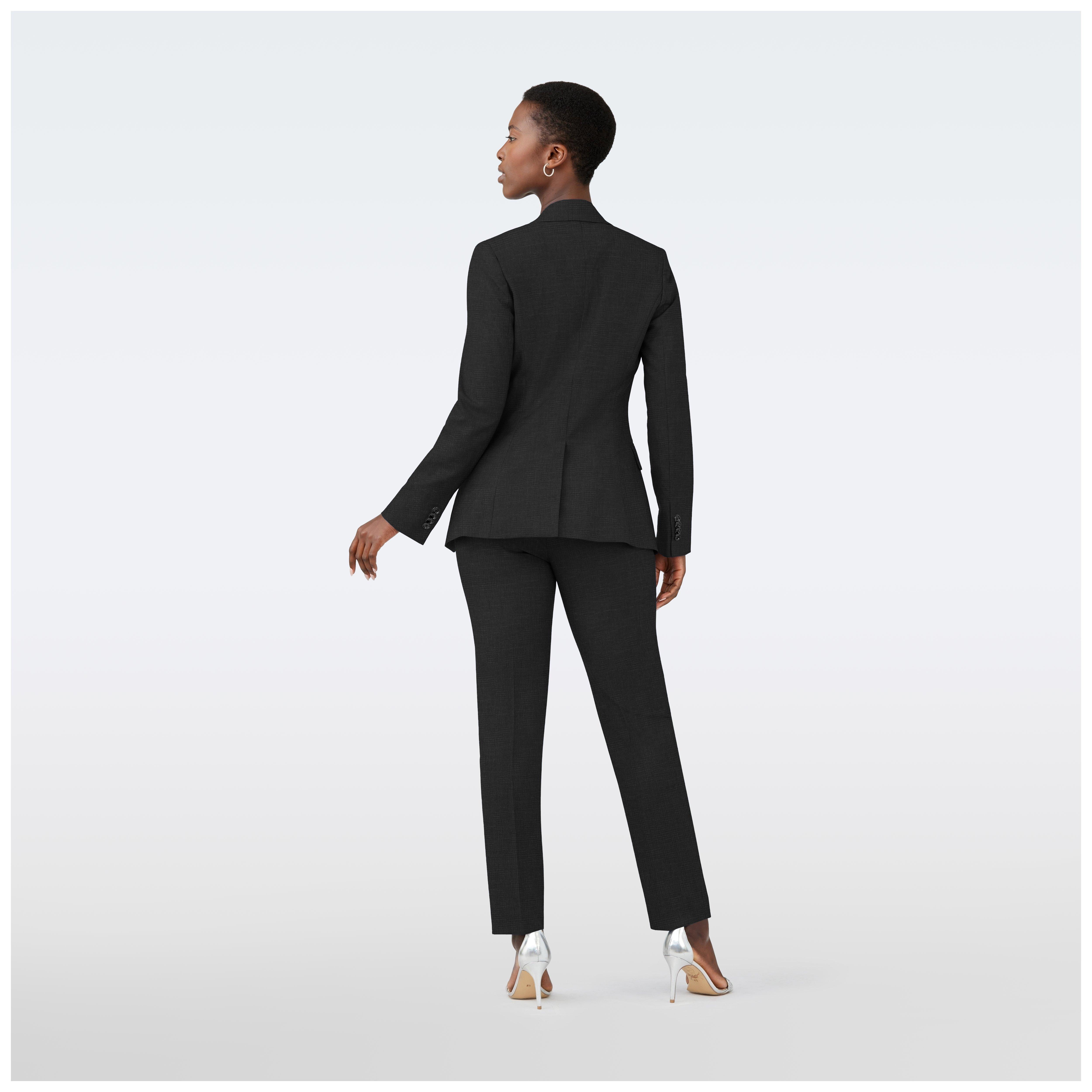 Product thumbnail 2 Black suit women - Hemsworth Plaid Design from Premium Indochino Collection