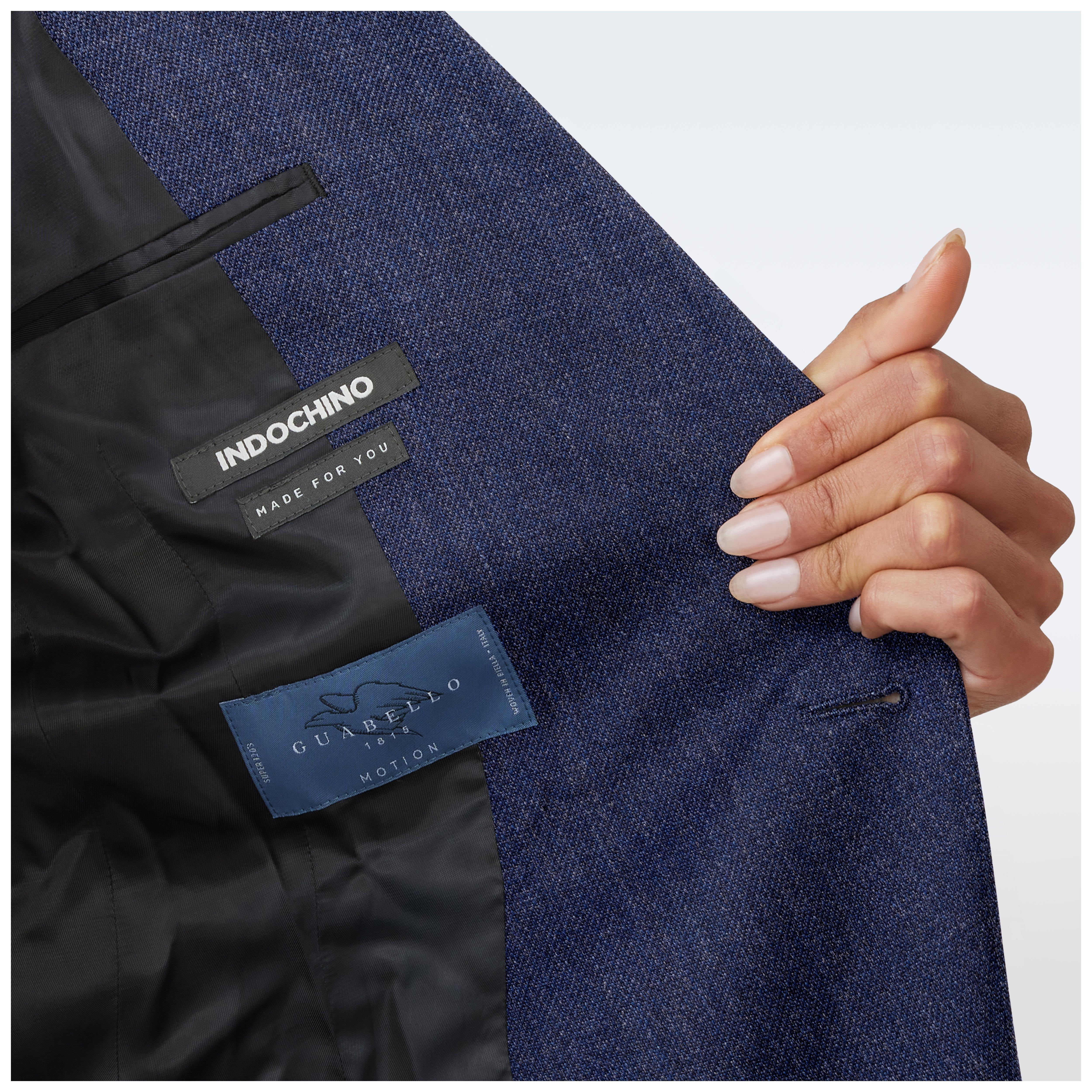 Product thumbnail 5 Blue suit women - Hemsworth Solid Design from Premium Indochino Collection