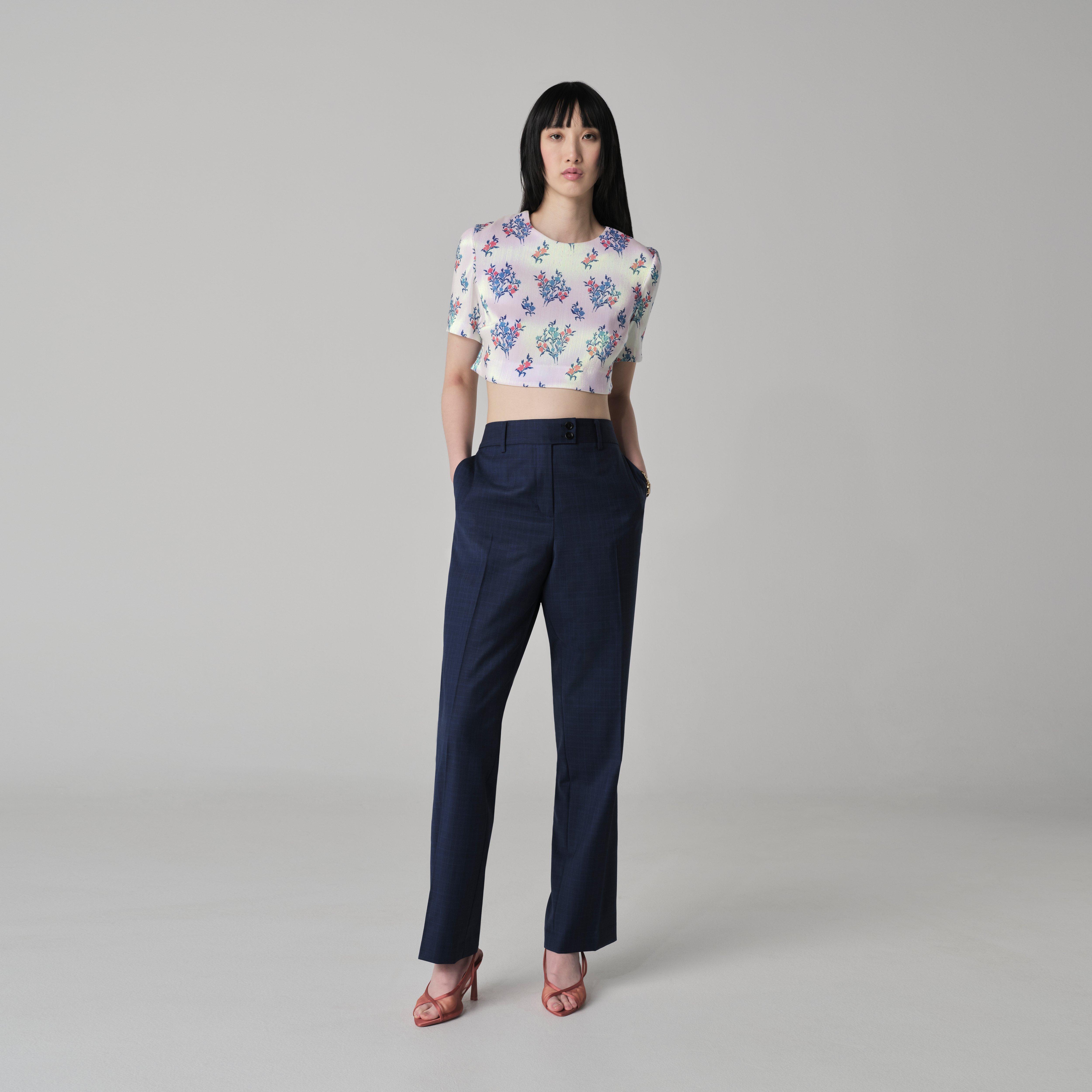 Product thumbnail 3 Blue suit women - Harrogate Checked Design from Luxury Indochino Collection
