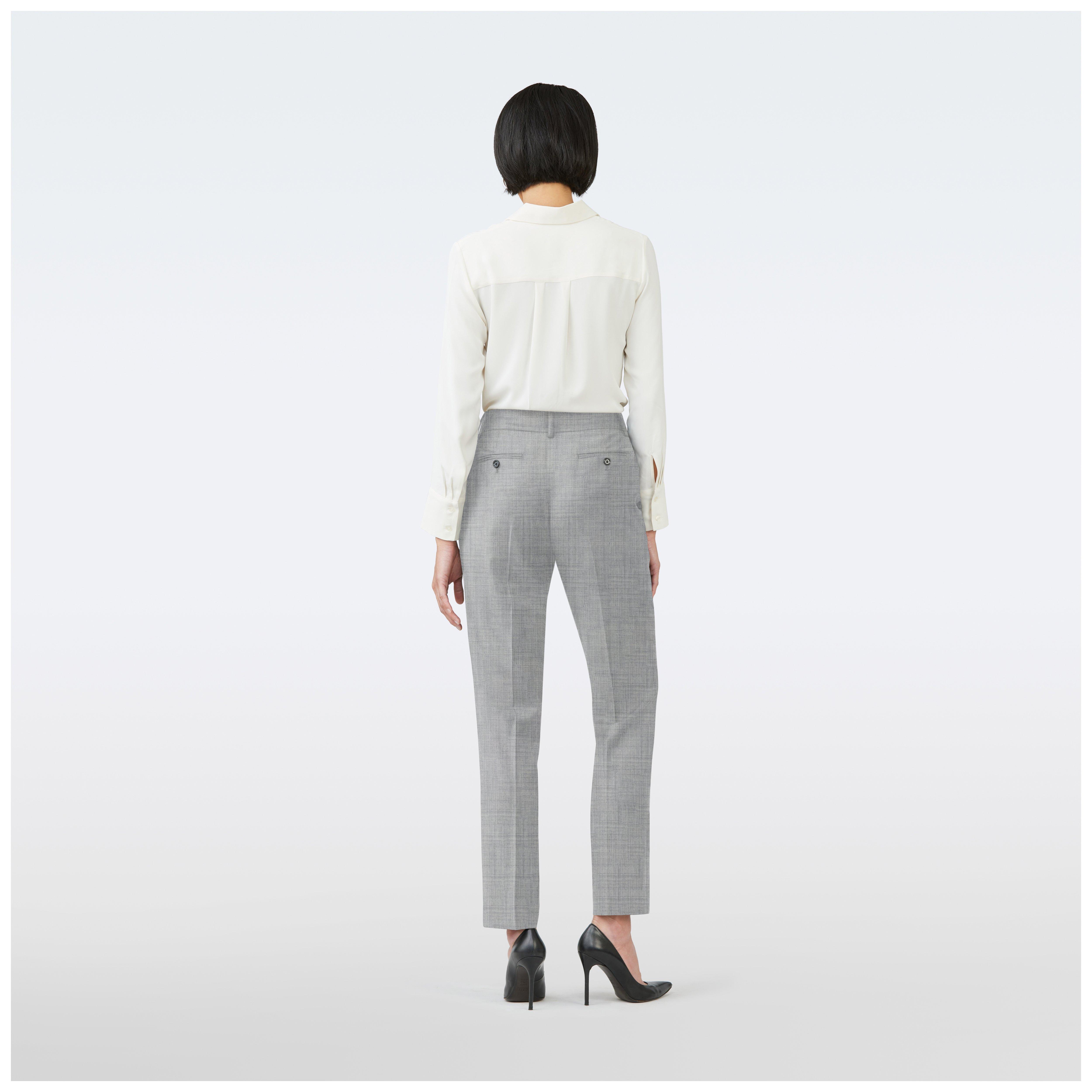 Product thumbnail 2 Gray pants women - Harrogate Solid Design from Luxury Indochino Collection