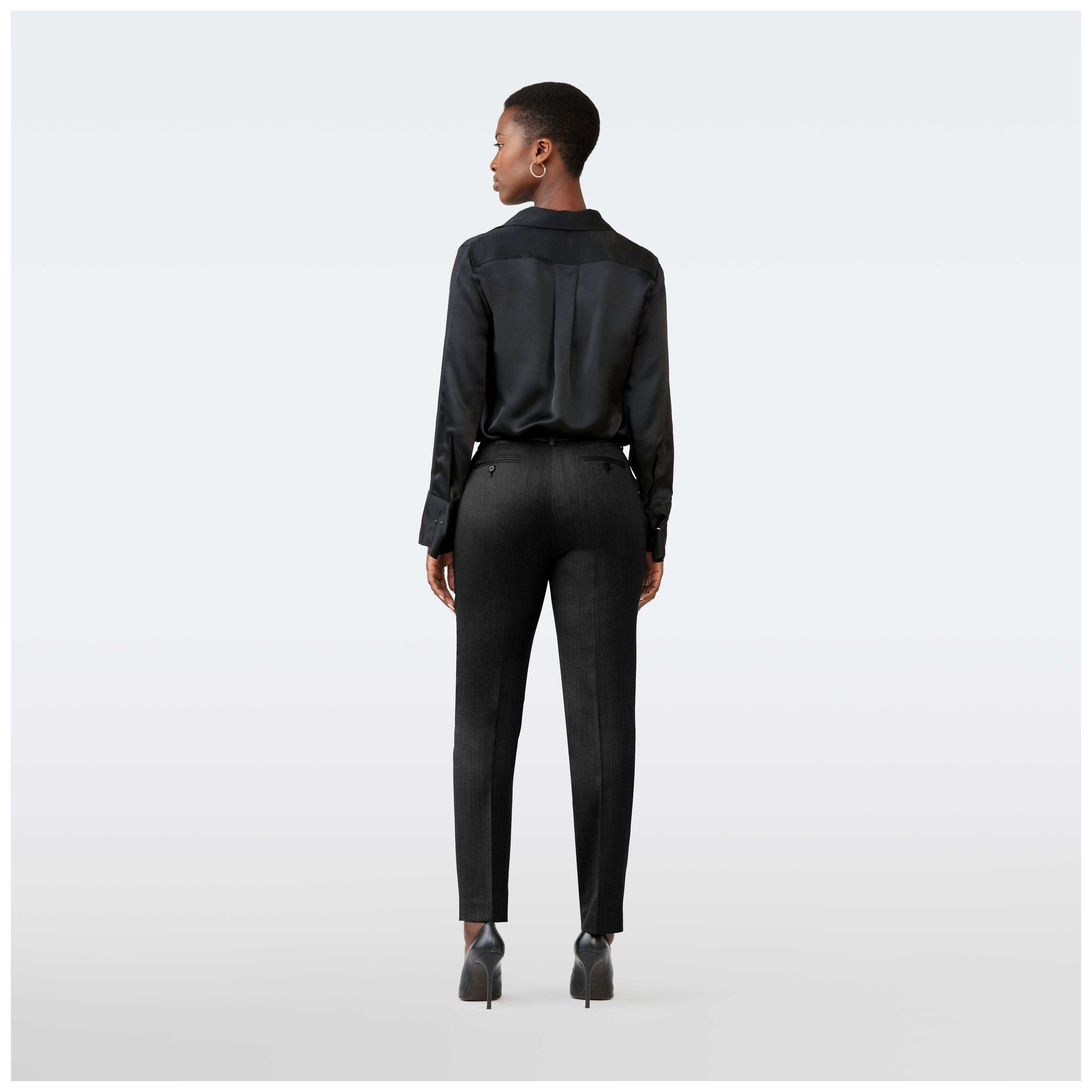 Product thumbnail 4 Black suit women - Highbridge Herringbone Design from Luxury Indochino Collection