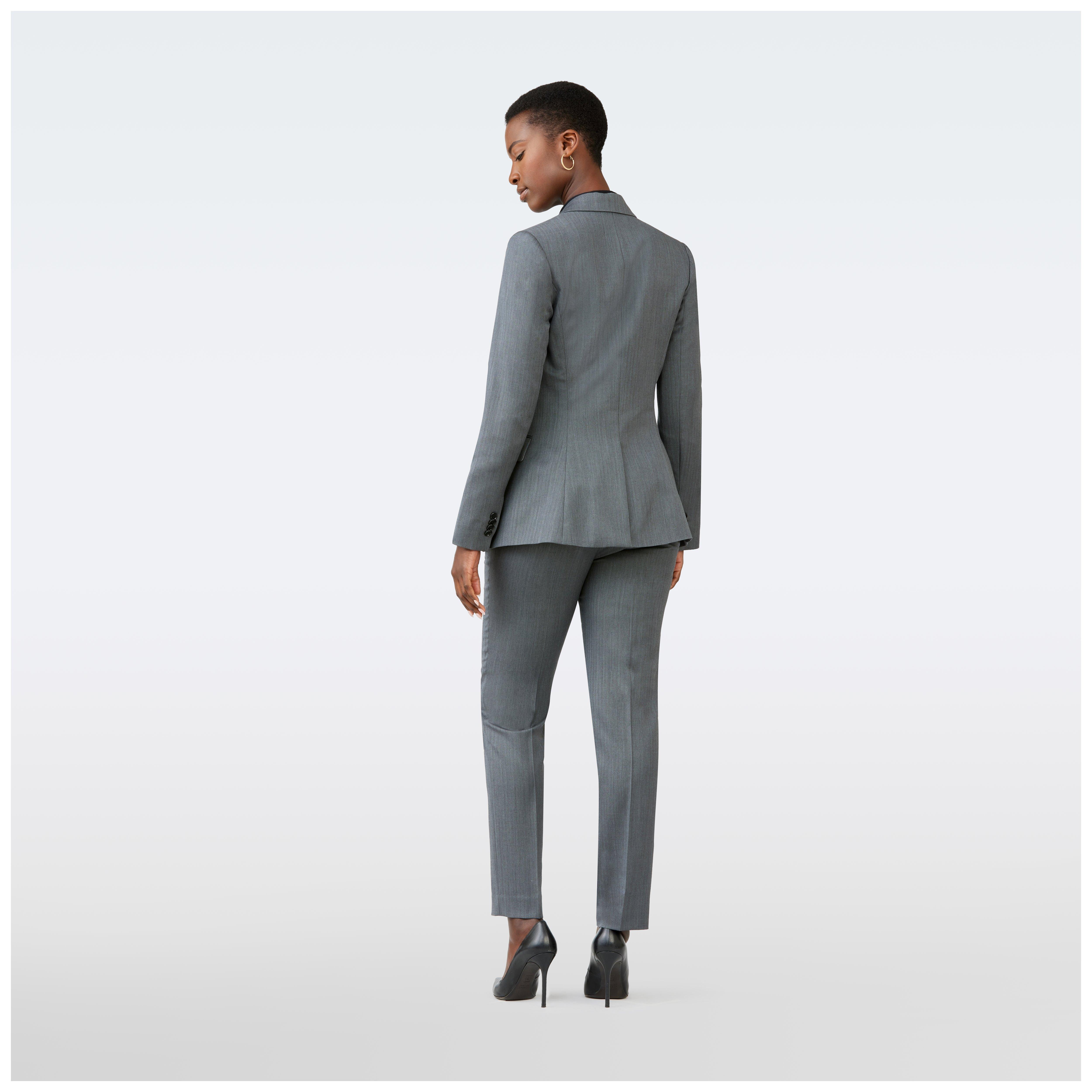 Product thumbnail 2 Gray suit women - Highbridge Herringbone Design from Luxury Indochino Collection