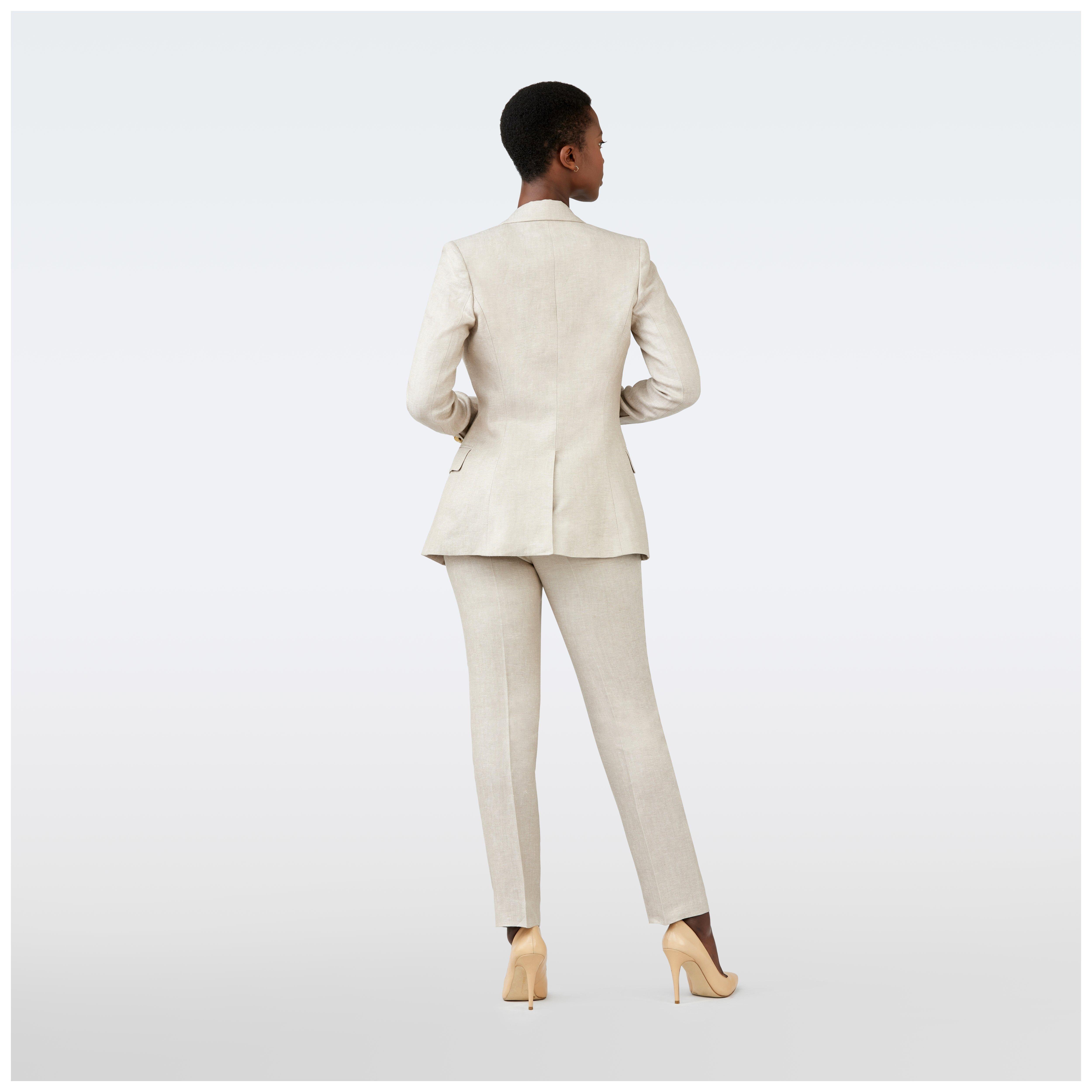 Product thumbnail 2 Cream suit women - Sailsbury Solid Design from Spring / Summer Indochino Collection