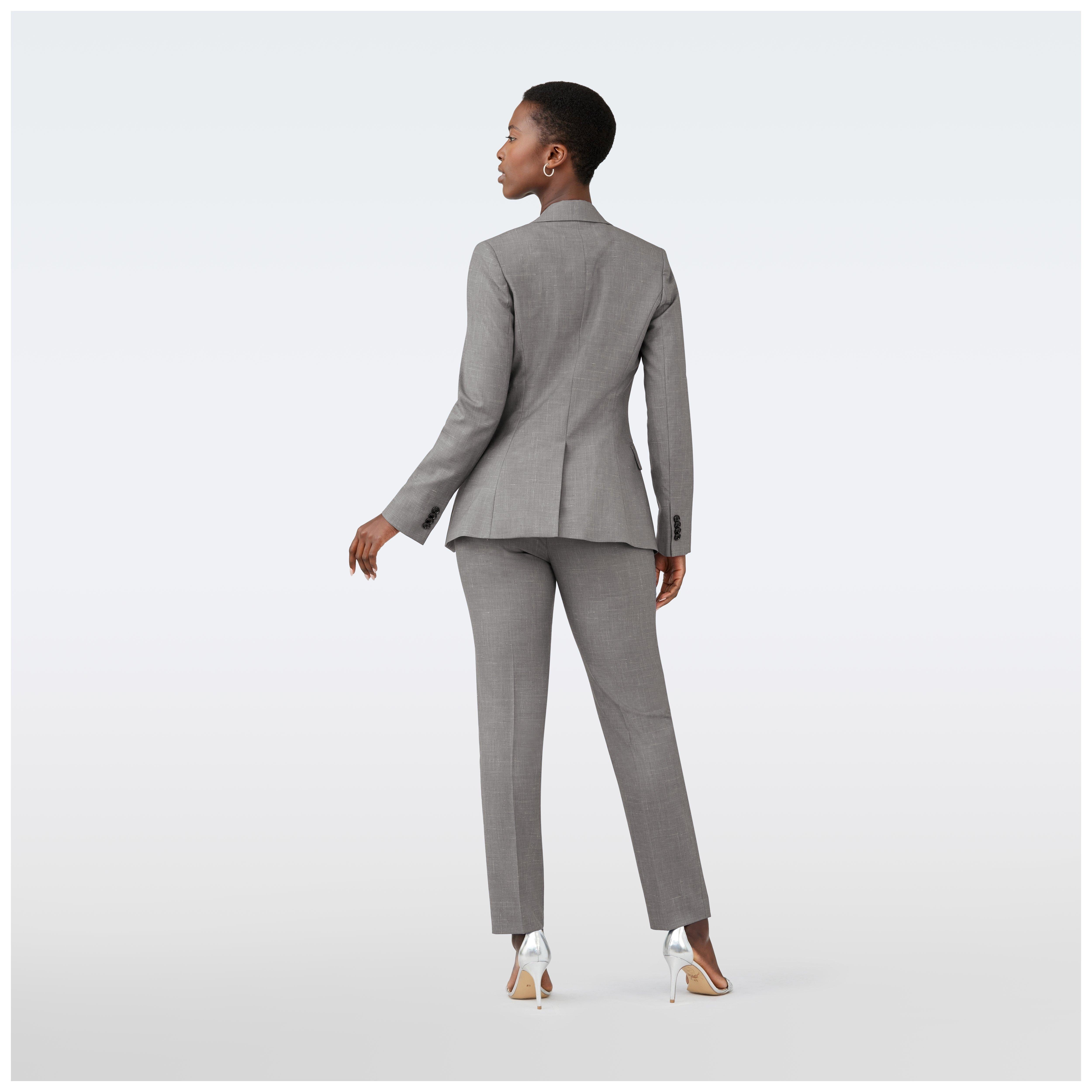 Product thumbnail 2 Gray suit women - Stockport Solid Design from Spring / Summer Indochino Collection