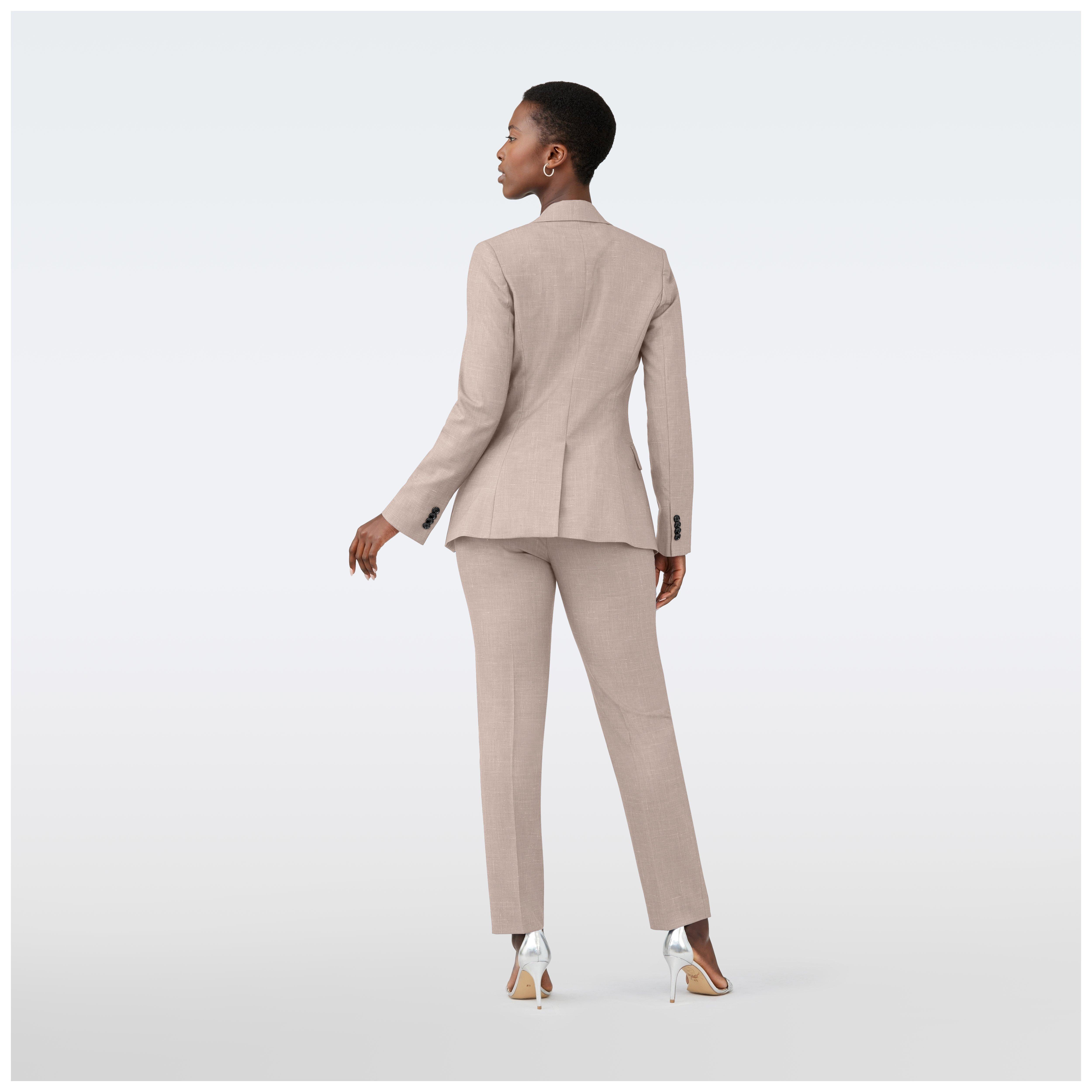 Product thumbnail 2 Brown suit women - Stockport Solid Design from Spring / Summer Indochino Collection