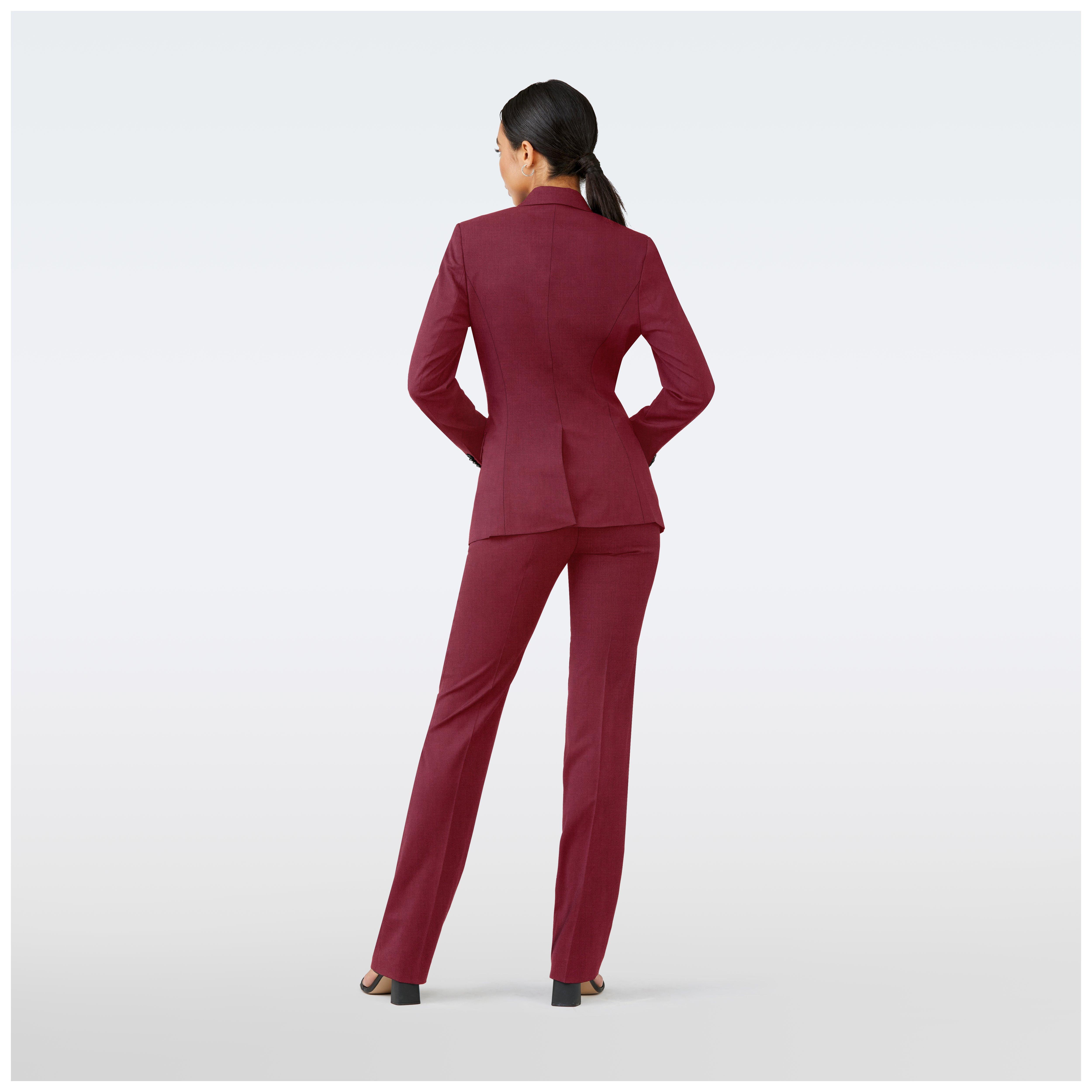 Product thumbnail 2 Red suit women - Hemsworth Solid Design from Premium Indochino Collection