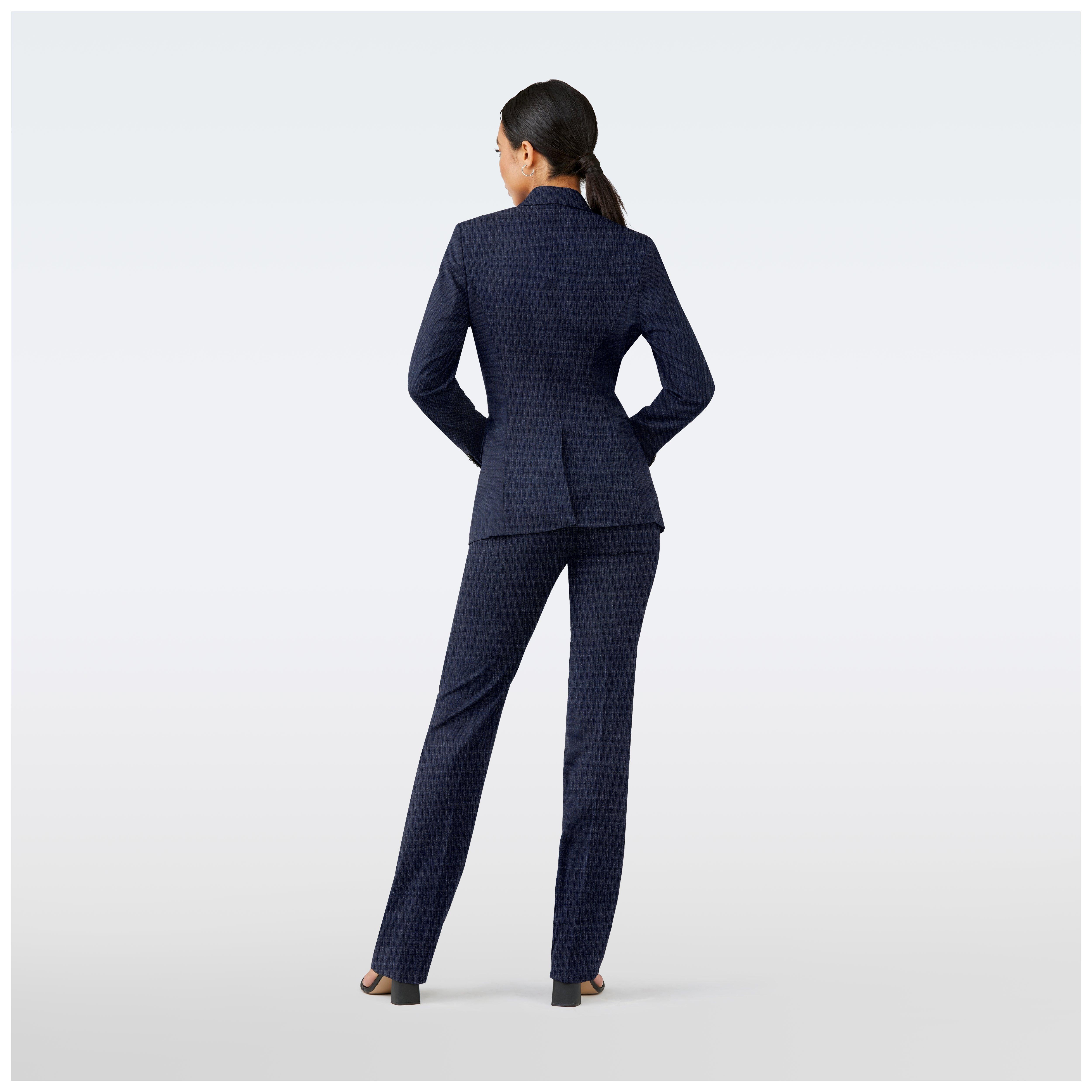 Product thumbnail 2 Navy suit women - Howell Solid Design from Luxury Indochino Collection