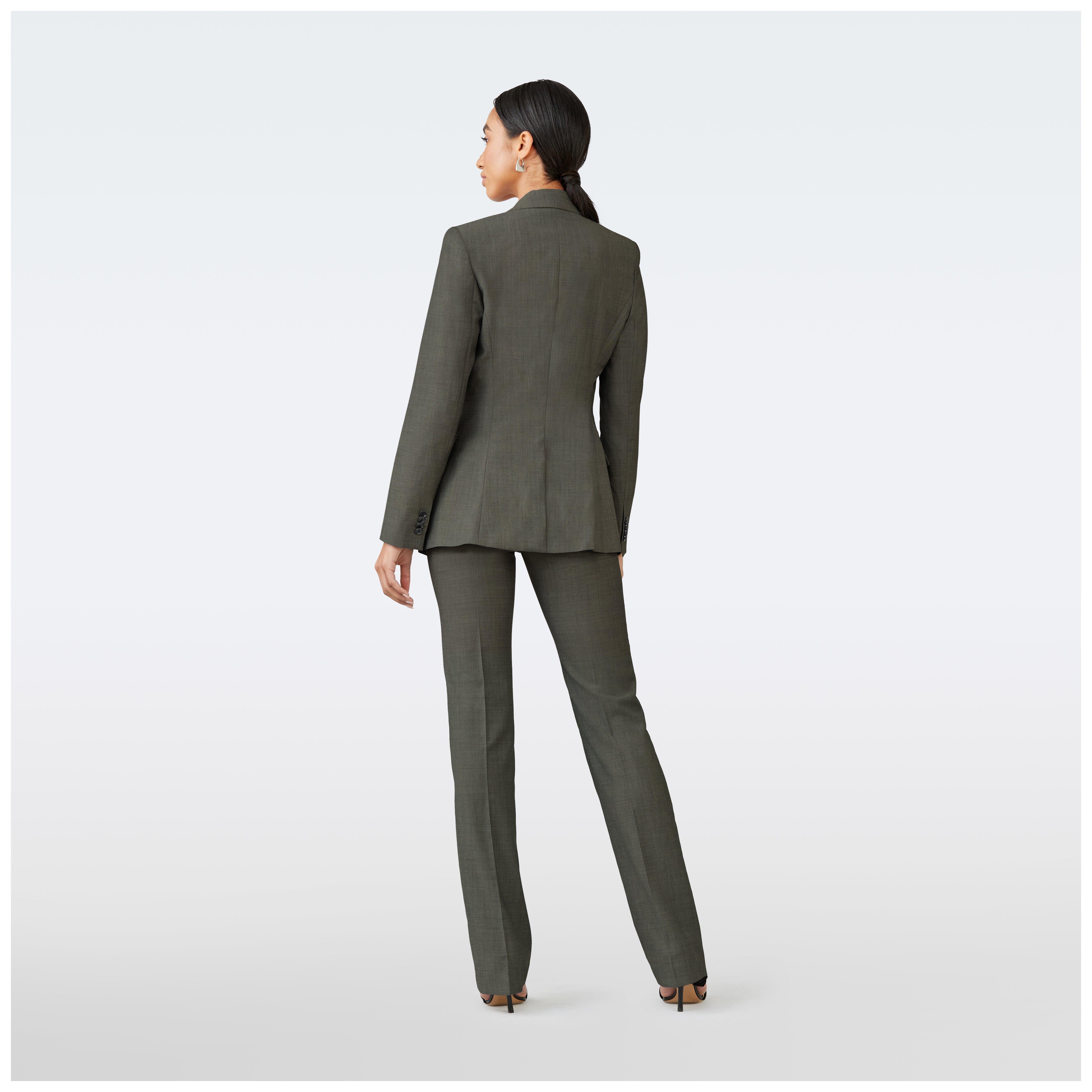 Product thumbnail 2 Green suit women - Milano Solid Design from Italian Indochino Collection