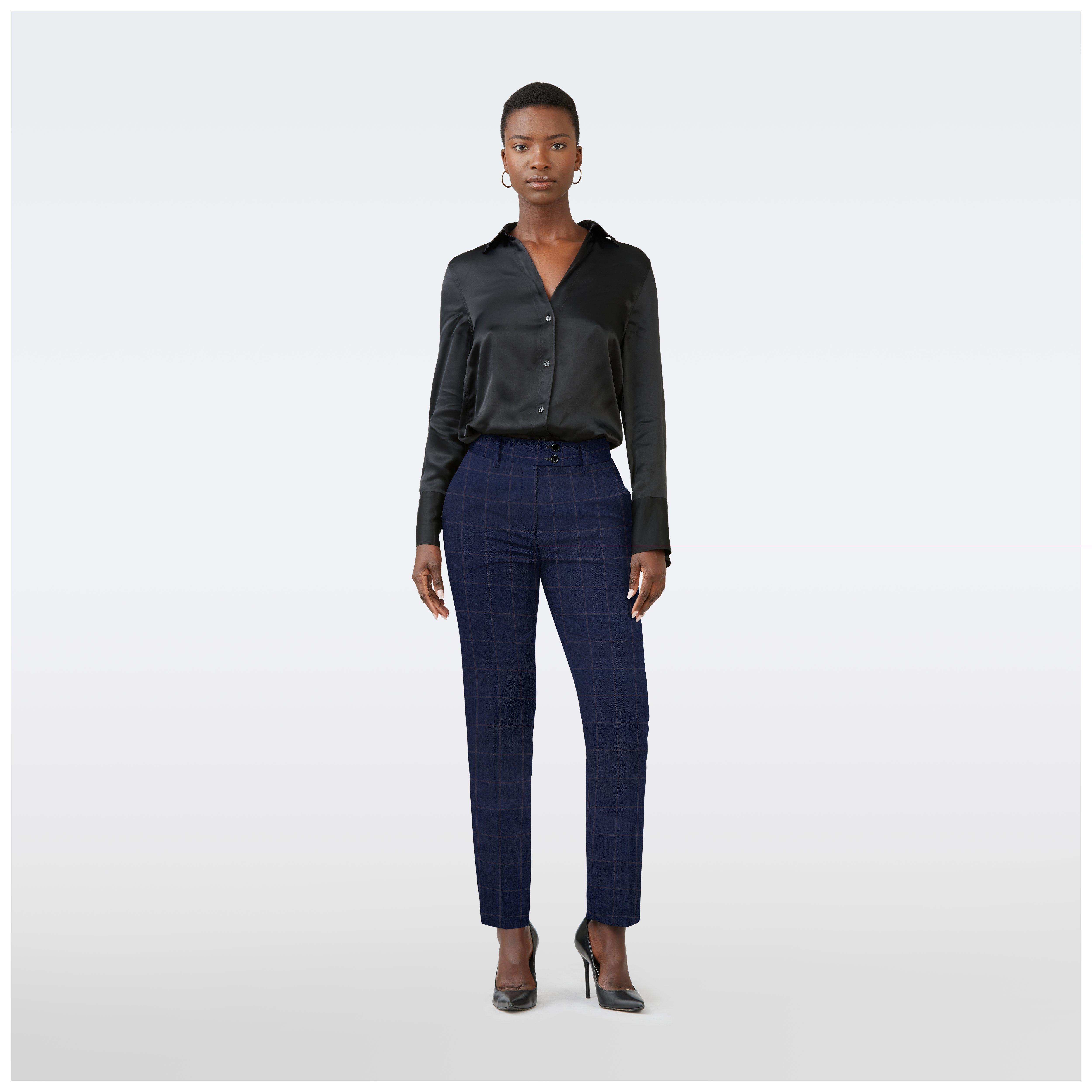 Product thumbnail 3 Blue suit women - Grove Checked Design from Seasonal Indochino Collection