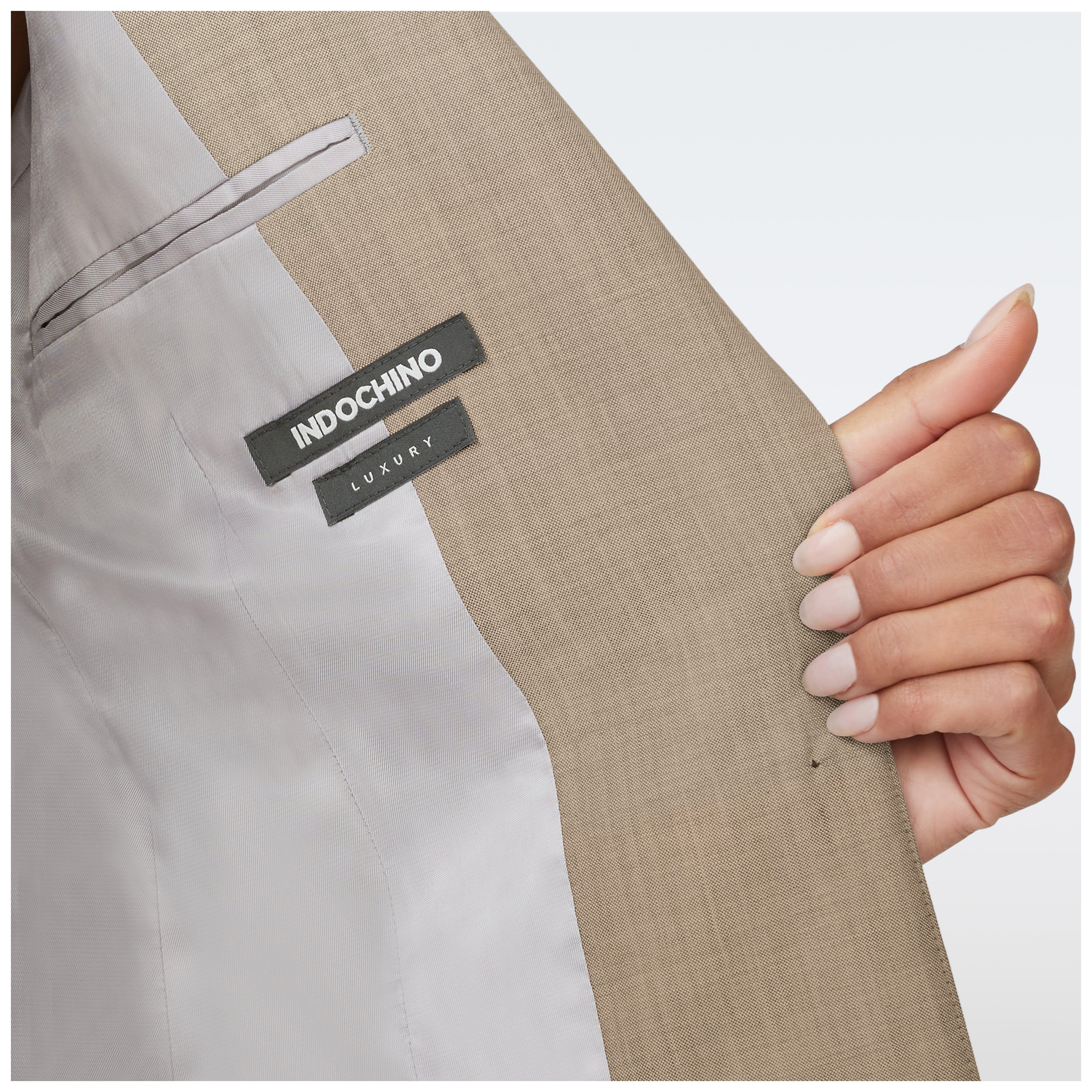 Product thumbnail 5 Sand suit women - Hamilton Solid Design from Luxury Indochino Collection