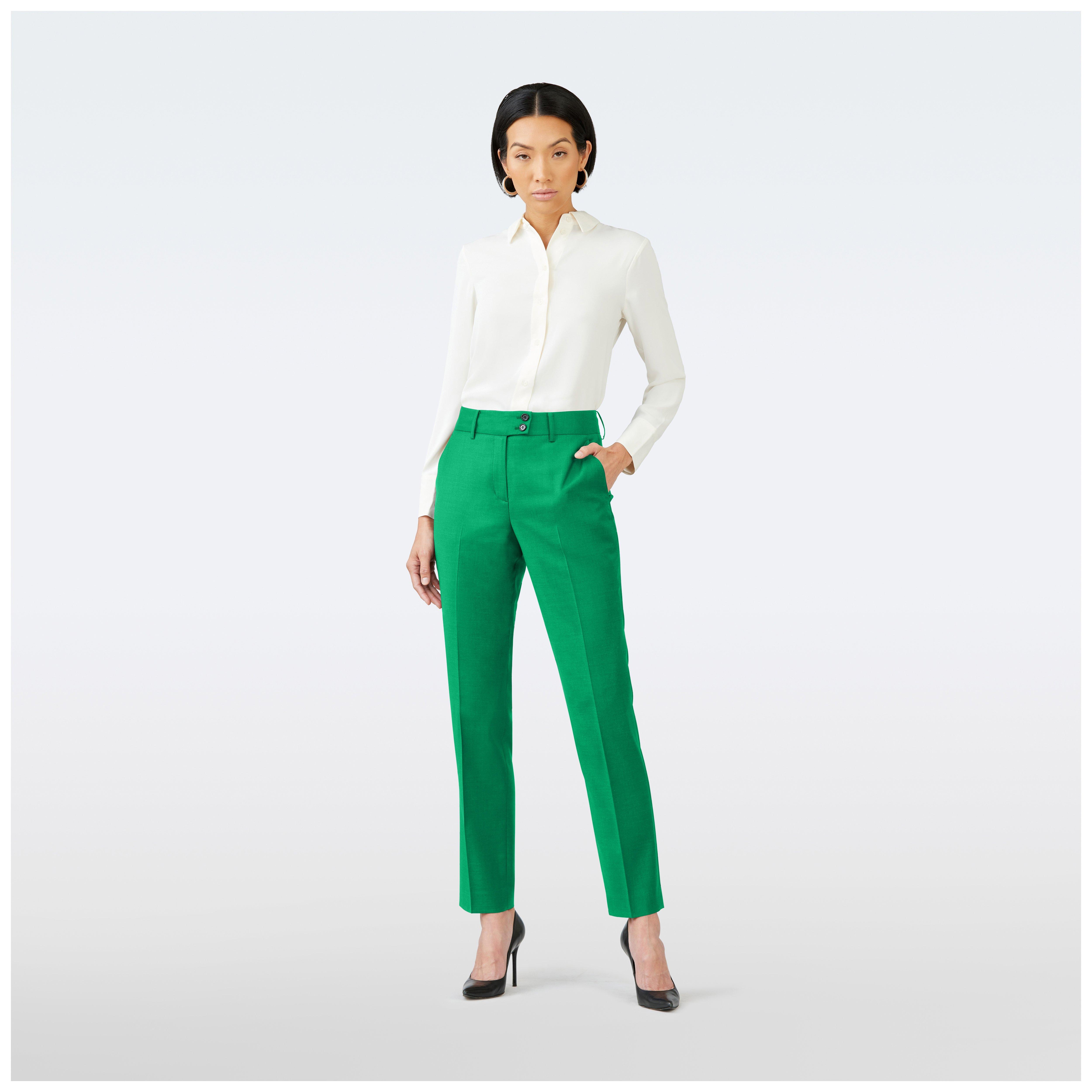 Product thumbnail 3 Green suit women - Harrogate Solid Design from Luxury Indochino Collection