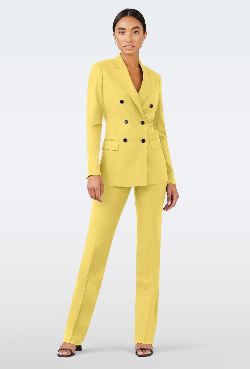 Yellow suit women - Harrogate Solid Design from Luxury Indochino Collection