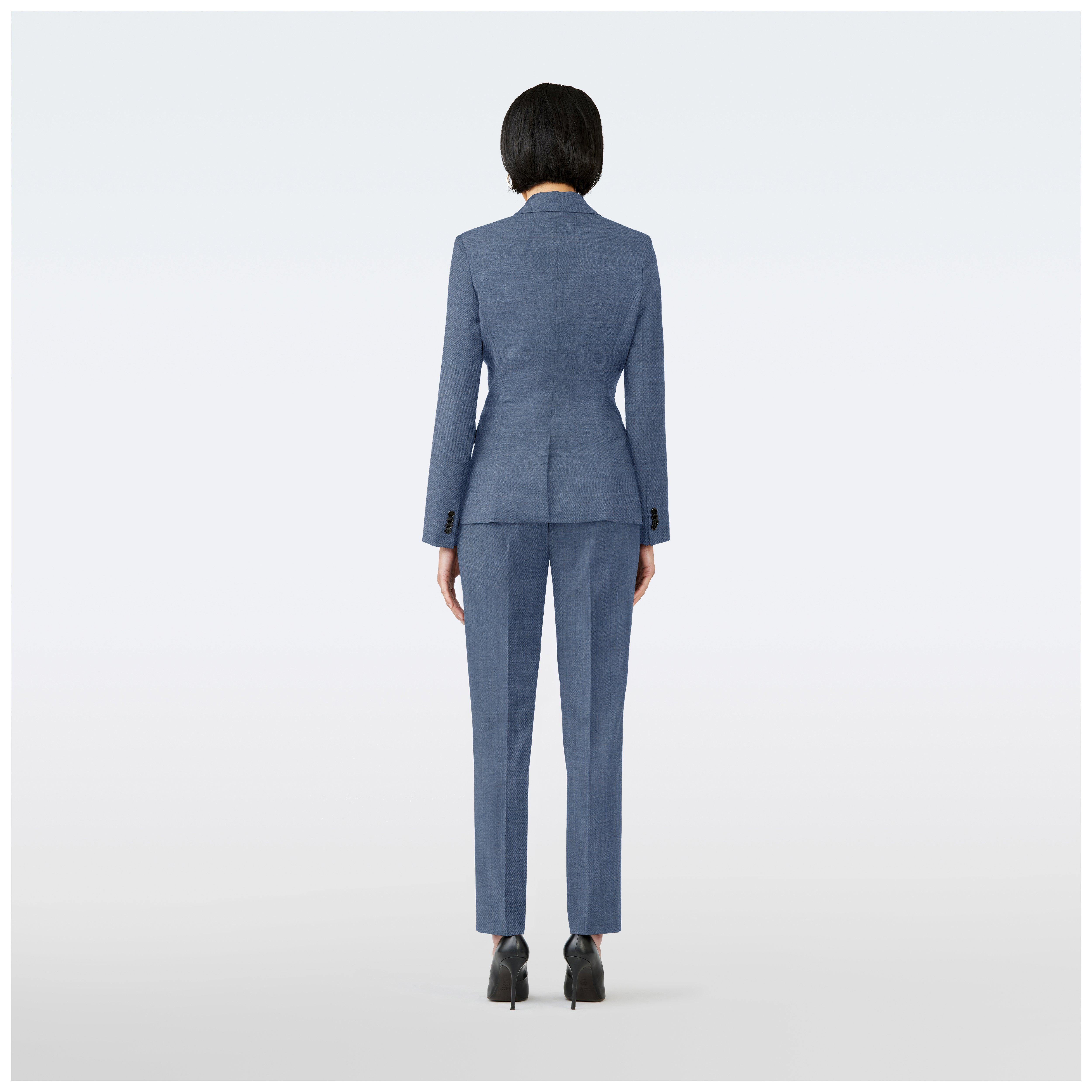 Product thumbnail 2 Blue suit women - Harrogate Solid Design from Luxury Indochino Collection