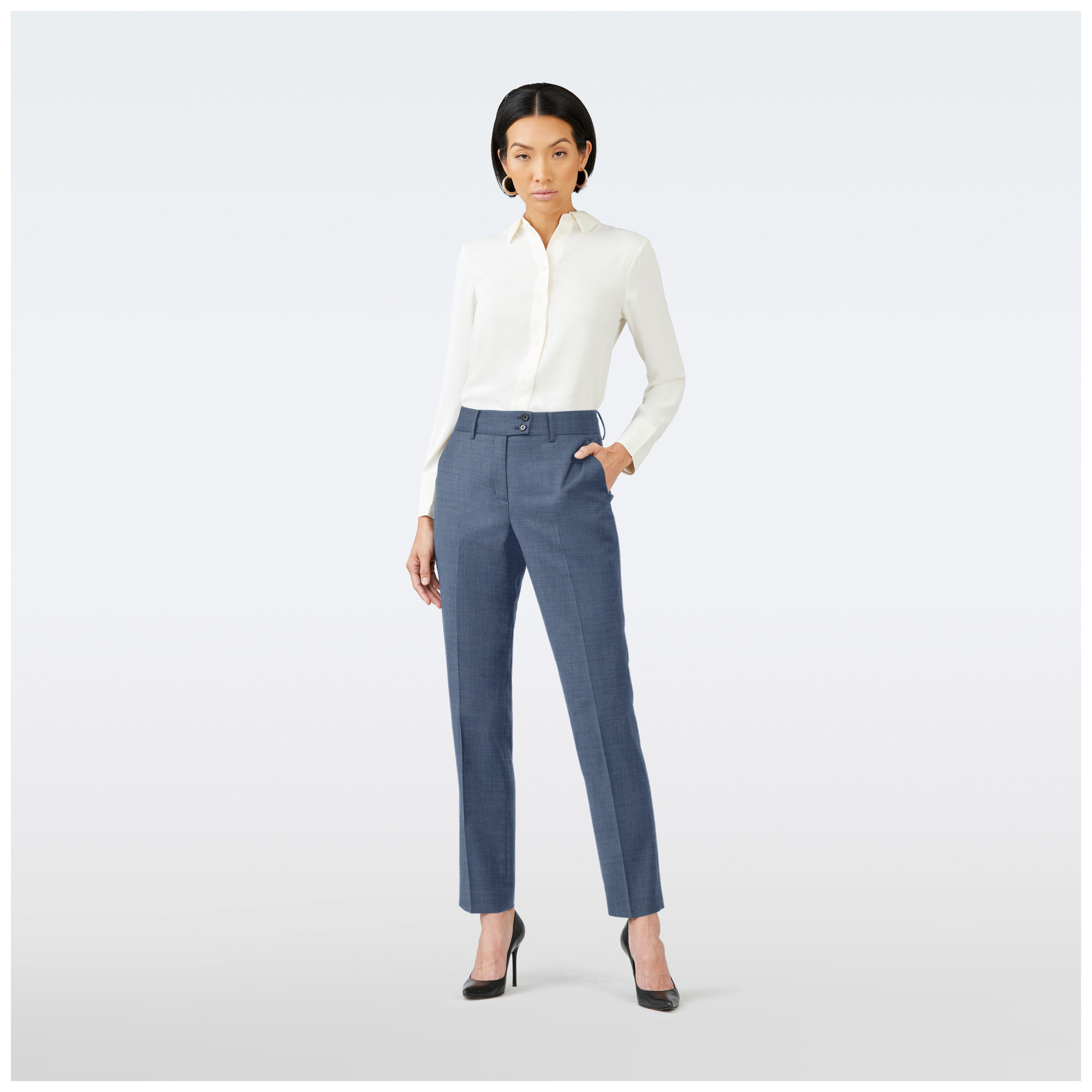 Product thumbnail 3 Blue suit women - Harrogate Solid Design from Luxury Indochino Collection