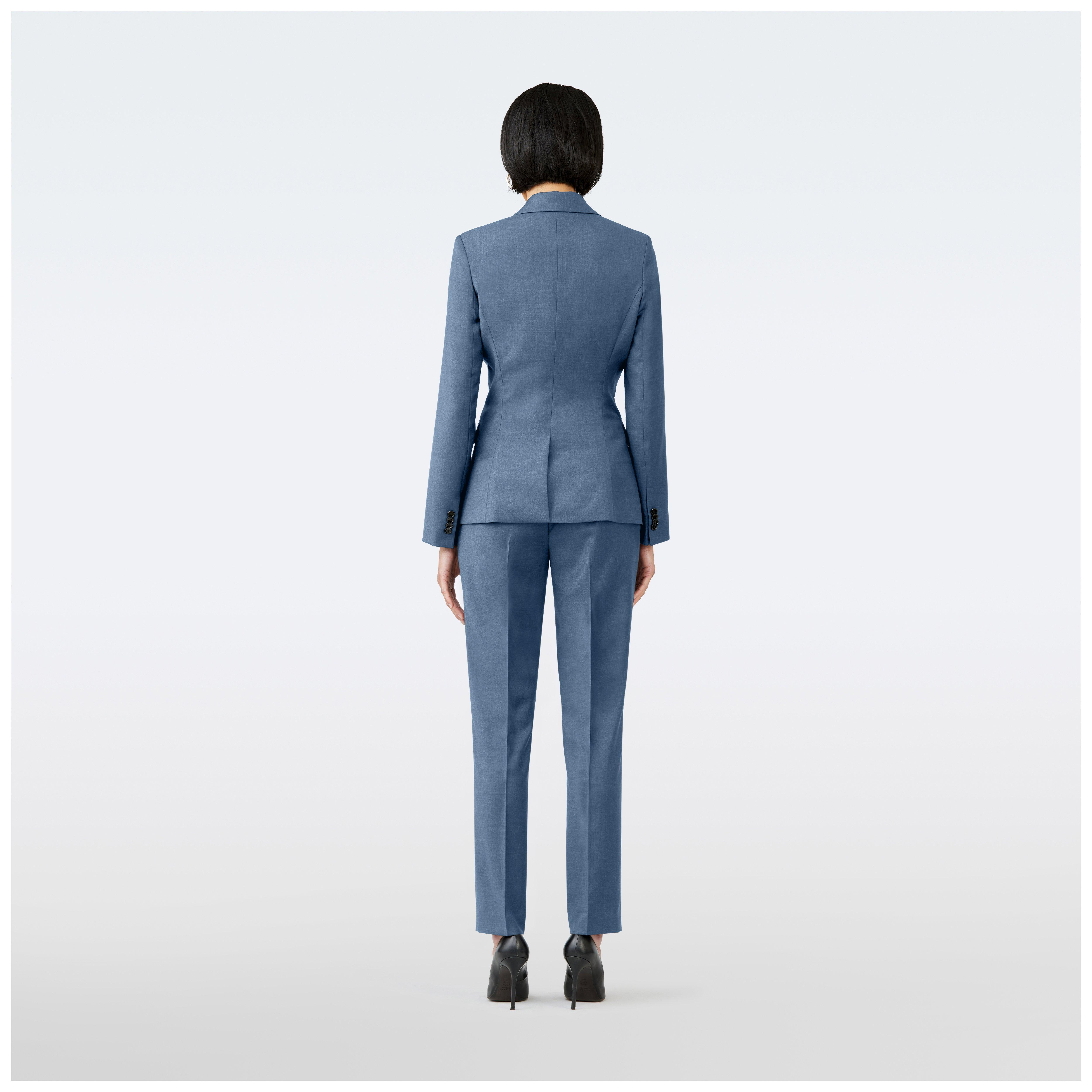 Product thumbnail 2 Blue suit women - Hartley Solid Design from Premium Indochino Collection