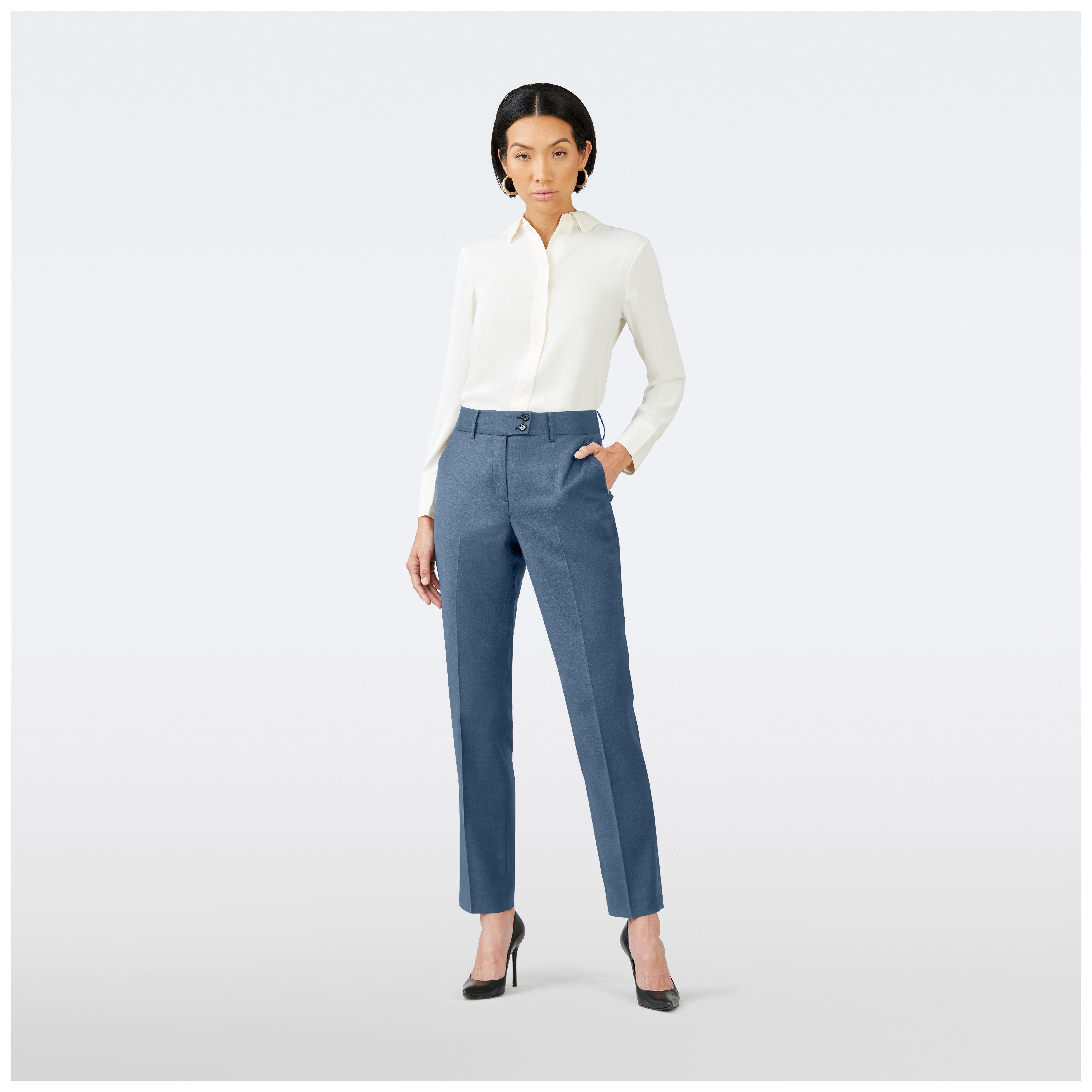 Product thumbnail 3 Blue suit women - Hartley Solid Design from Premium Indochino Collection