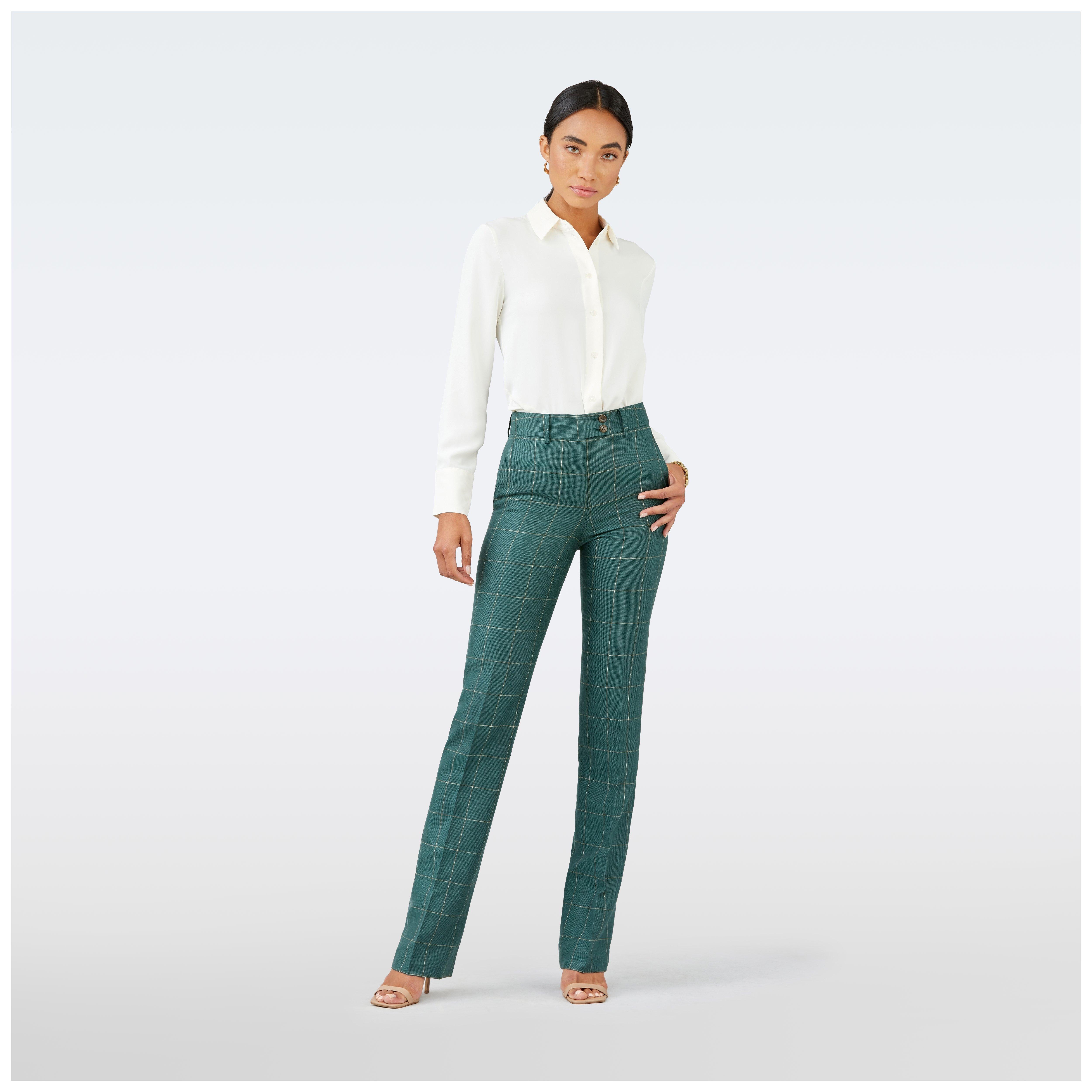 Product thumbnail 3 Green suit women - Barnsley Checked Design from british Indochino Collection