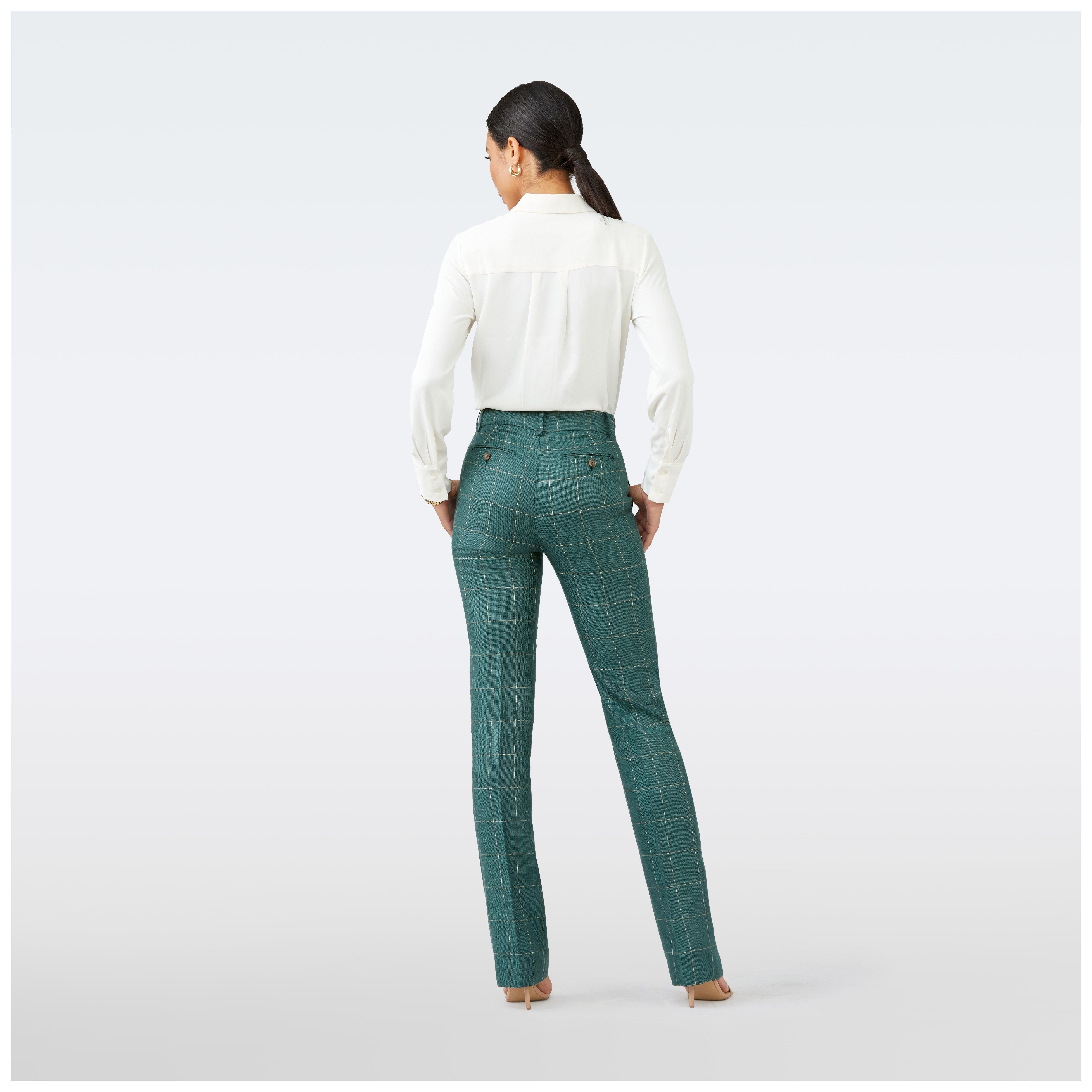 Product thumbnail 4 Green suit women - Barnsley Checked Design from british Indochino Collection
